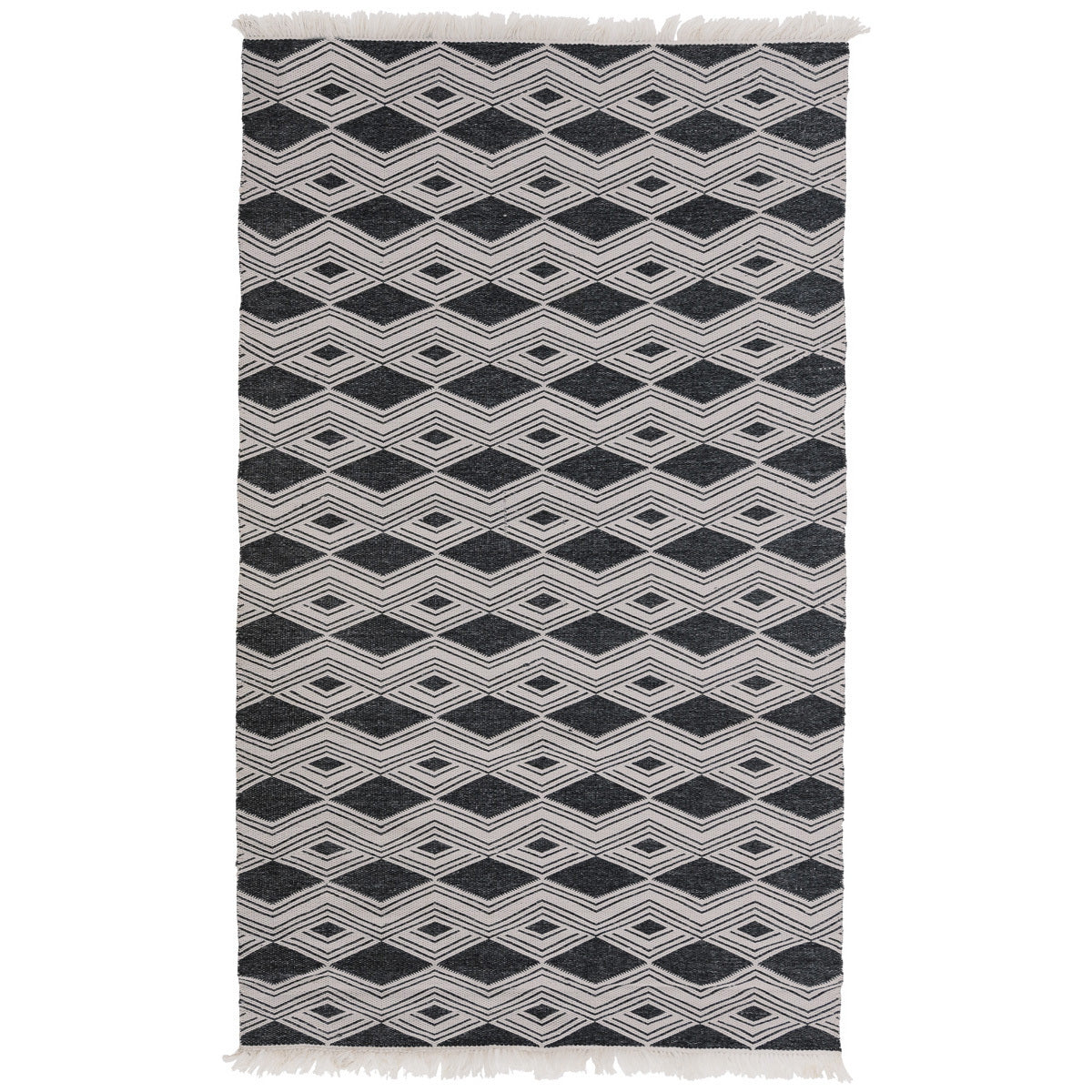 Indoor/Outdoor Banning Charcoal Rug - Ornate Home