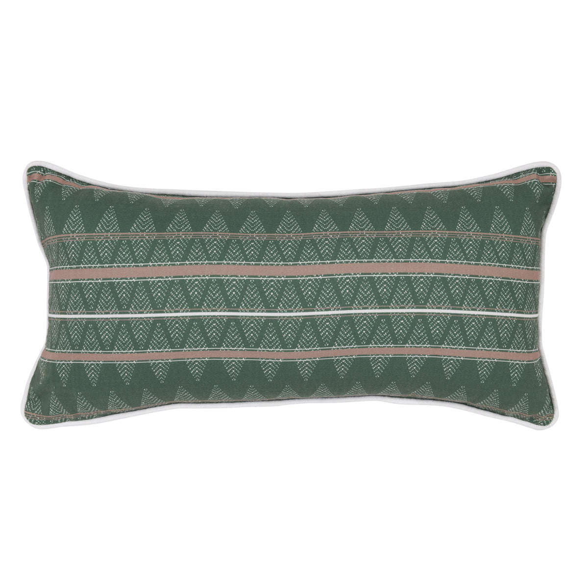 Indoor/Outdoor Cape Green Throw Pillow (Set of 2) - Ornate Home