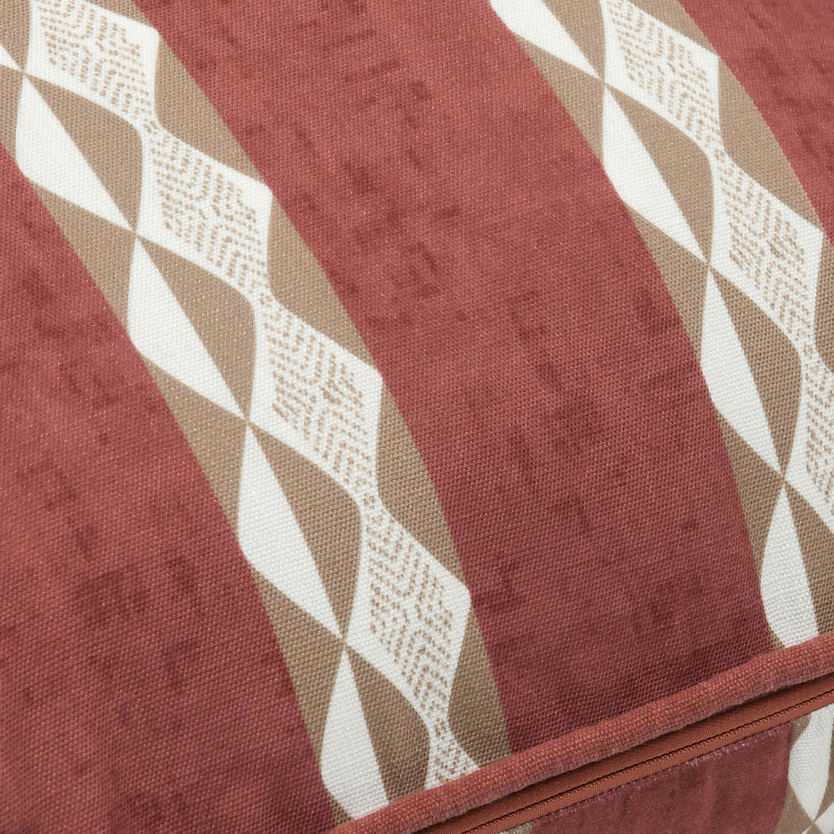 Indoor/Outdoor Delray Clay Red Throw Pillow (Set of 2) - Ornate Home