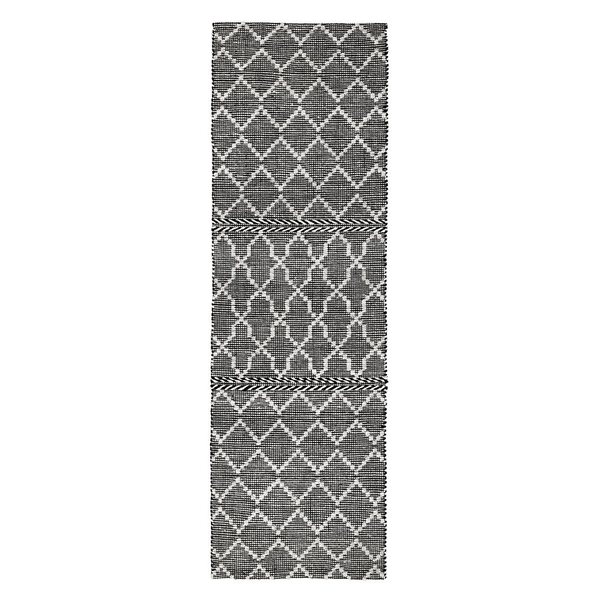 Indoor/Outdoor Sonora Black/Ivory Rug - Ornate Home