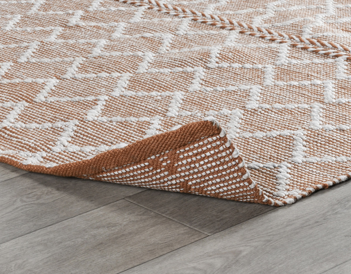 Indoor/Outdoor Sonora Terracotta/Ivory Rug - Ornate Home