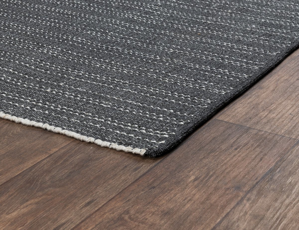 Indoor/Outdoor Yuma Charcoal Rug - Ornate Home