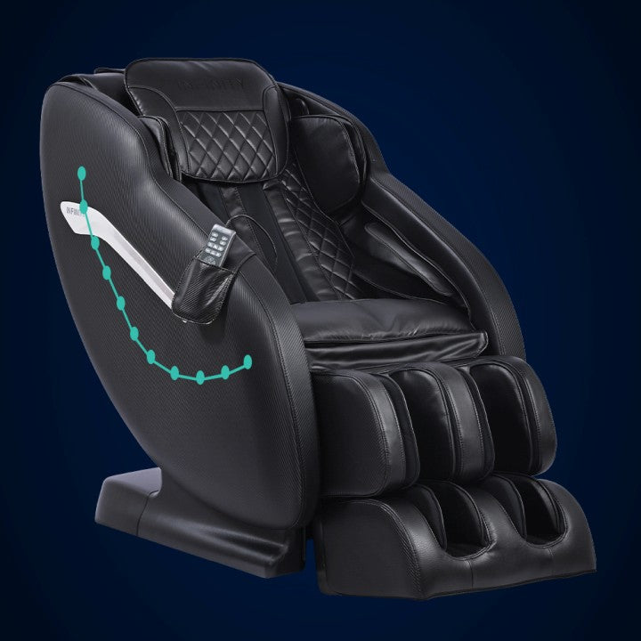 Infinity Aura Pro Brown/Black Massage Chair - Ornate Home