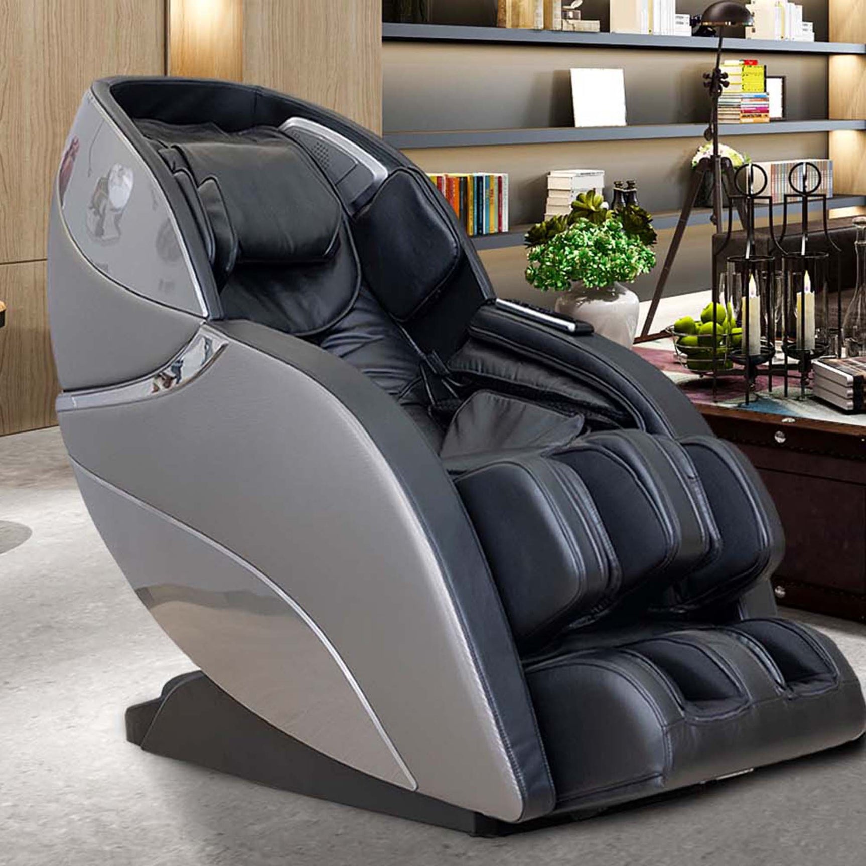 Infinity Gen Max 4D Gray/Black Massage Chair - Ornate Home