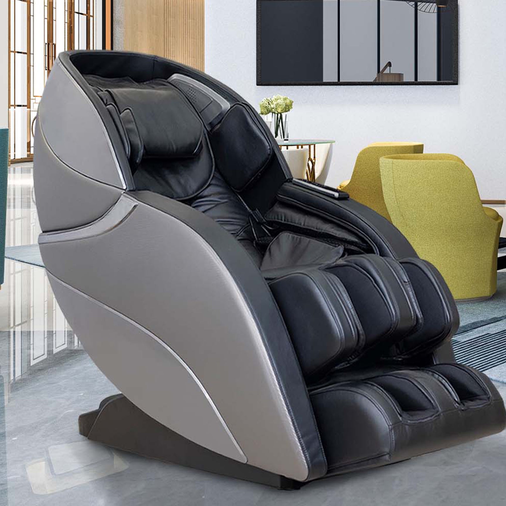 Infinity Gen Max 4D Gray/Black Massage Chair - Ornate Home