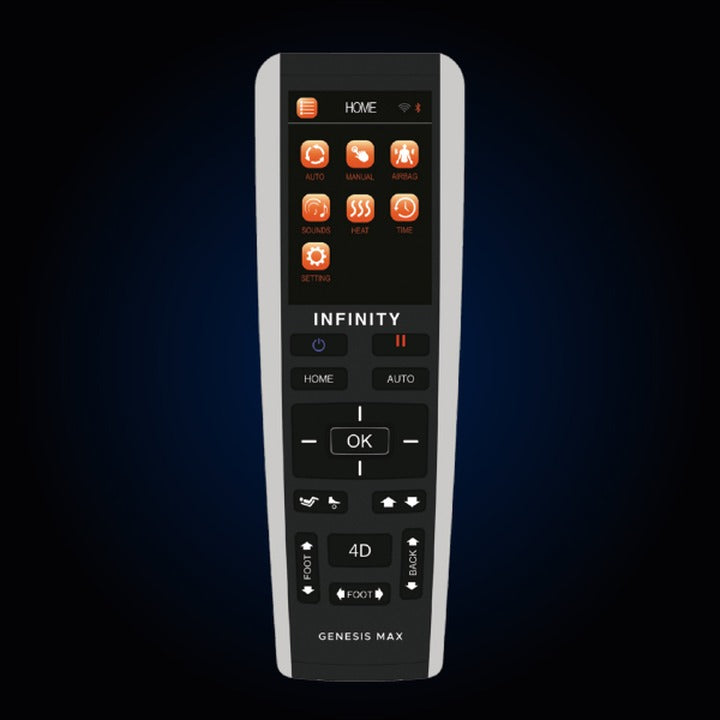 Infinity Gen Max 4D Gray/Black Massage Chair - Ornate Home