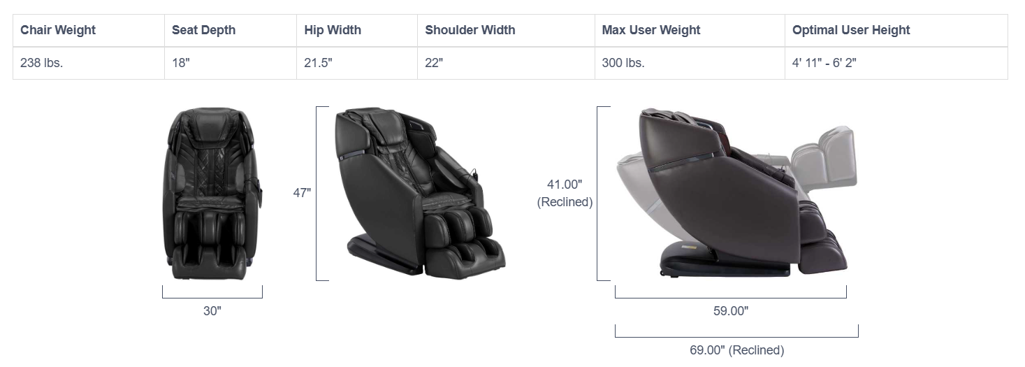 Infinity Riage 4D Dove Brown Massage Chair - Ornate Home