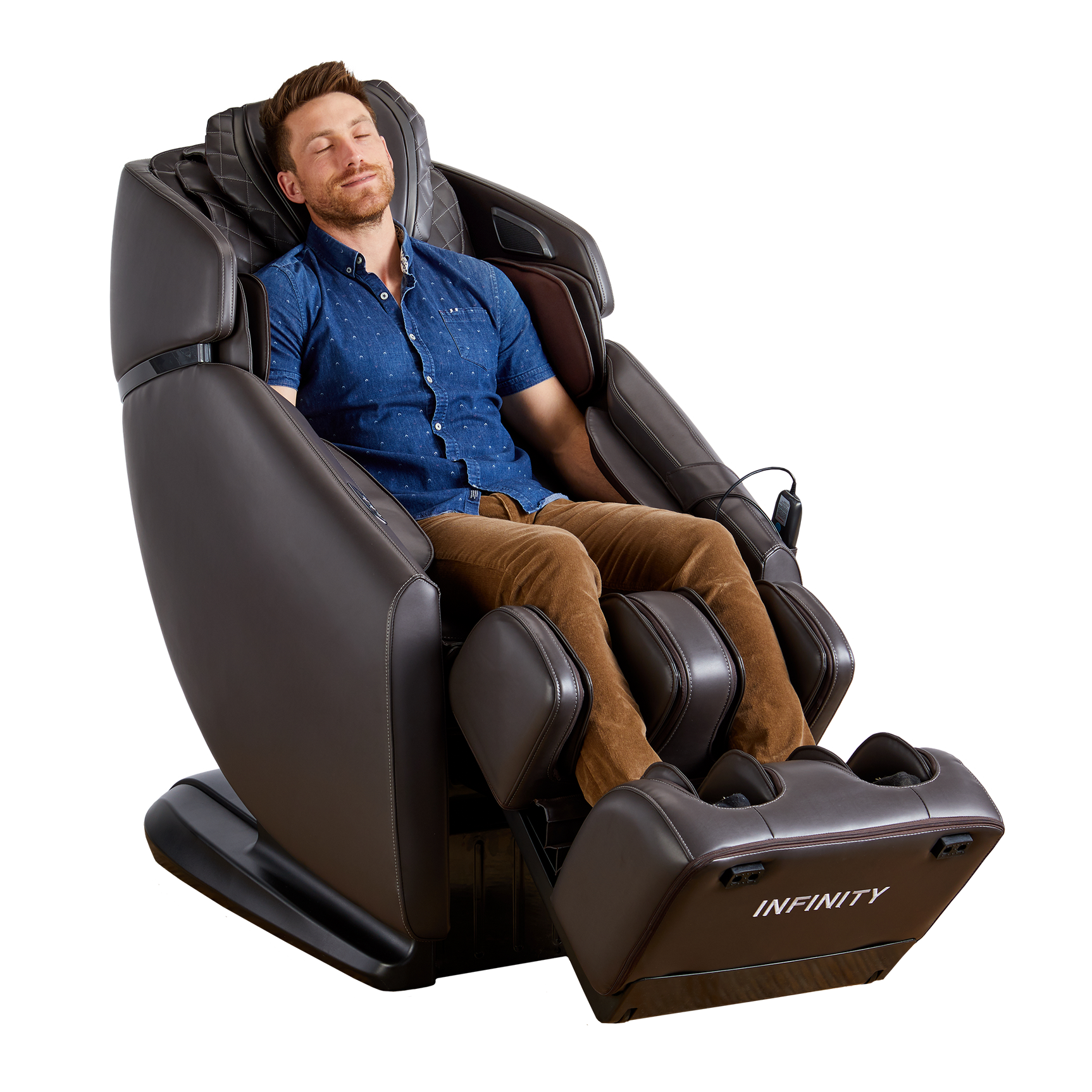 Infinity Riage 4D Dove Brown Massage Chair - Ornate Home
