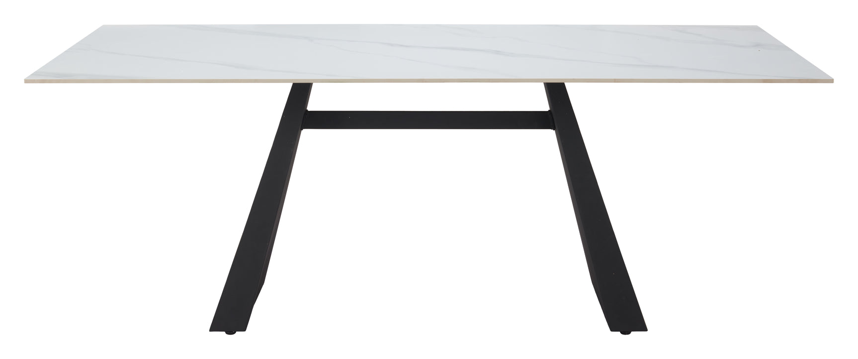 Inky White Dining Table - Ornate Home