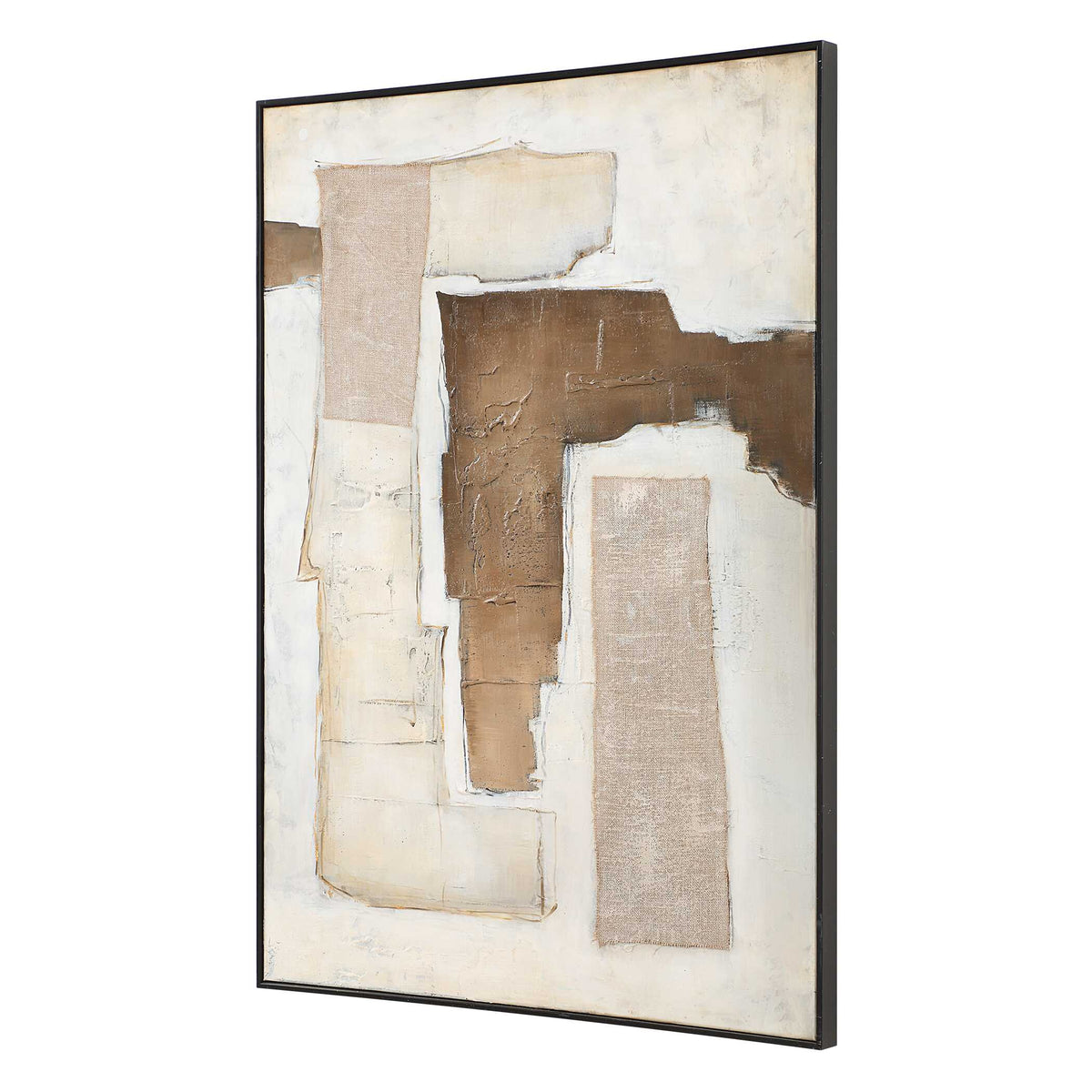 Interference Multicolor Hand Painted Canvas - Ornate Home