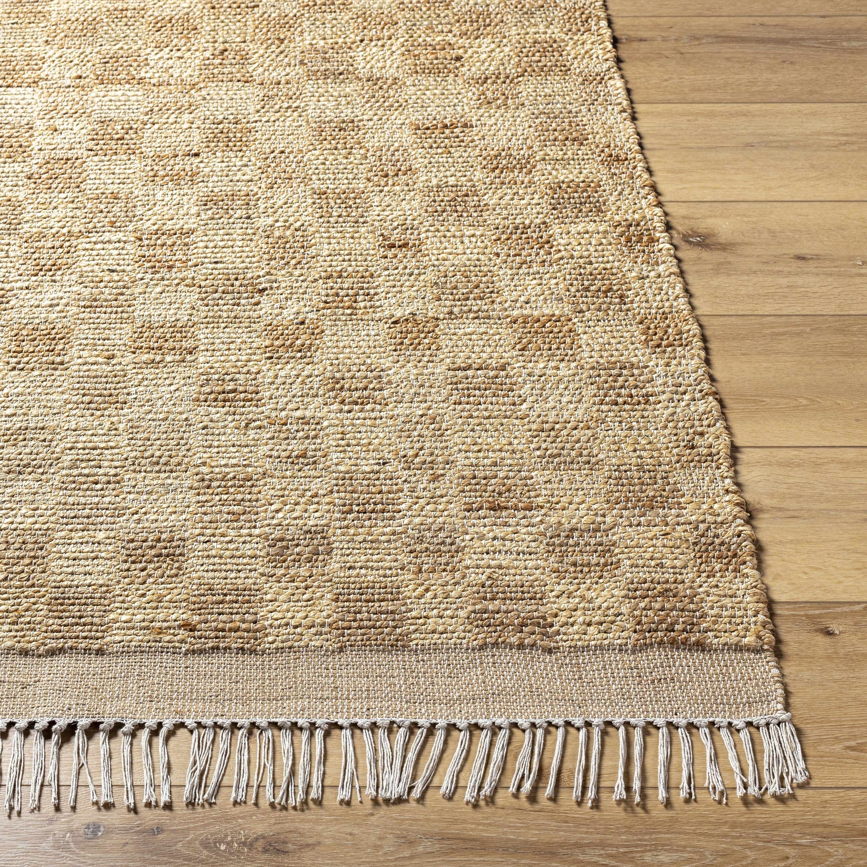 Ionut Checkered Jute Rug - Ornate Home