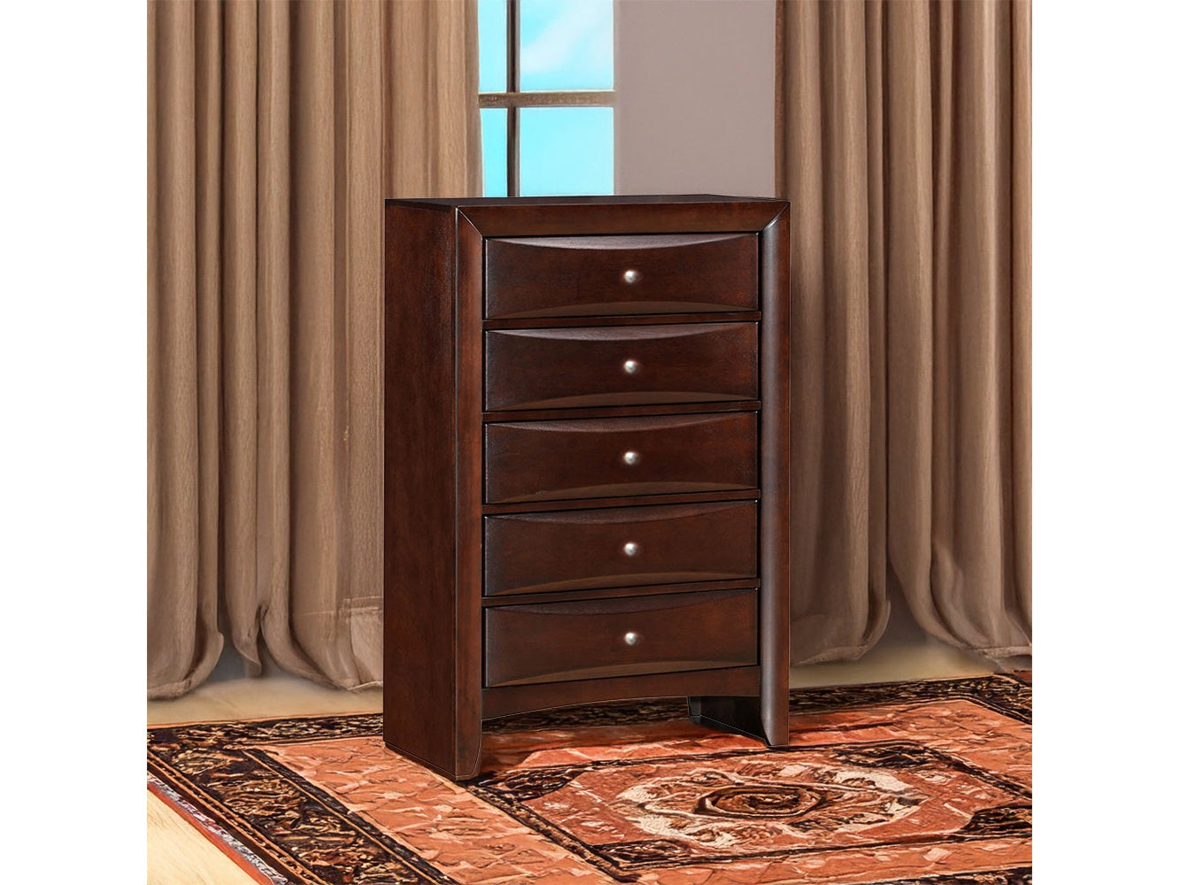 Ireland Espresso Chest - Ornate Home