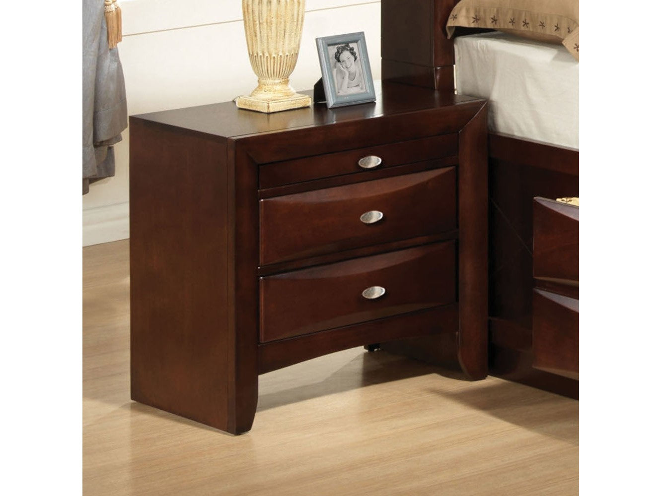 Ireland Espresso Nightstand - Ornate Home