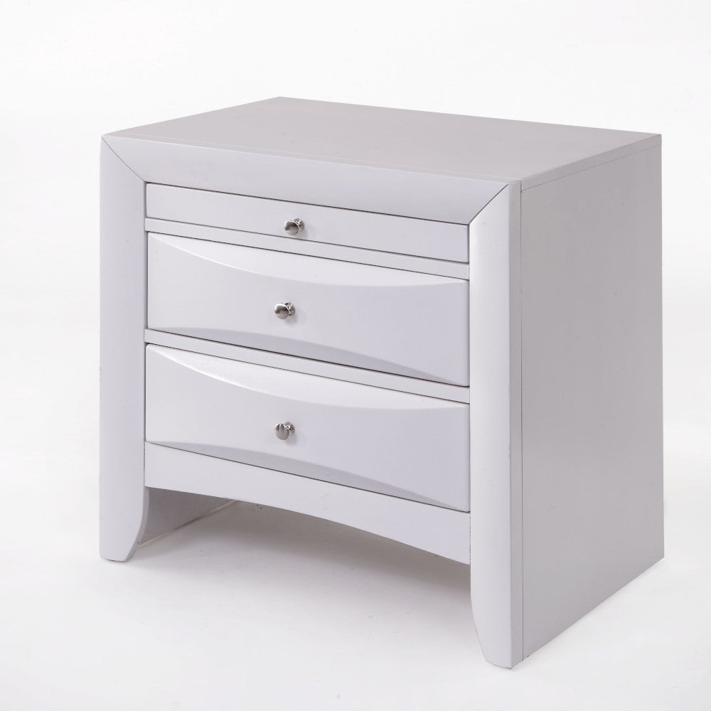 Ireland White Nightstand - Ornate Home