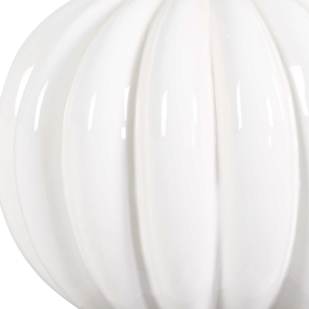 Irena White Sphere Table Lamp - Ornate Home