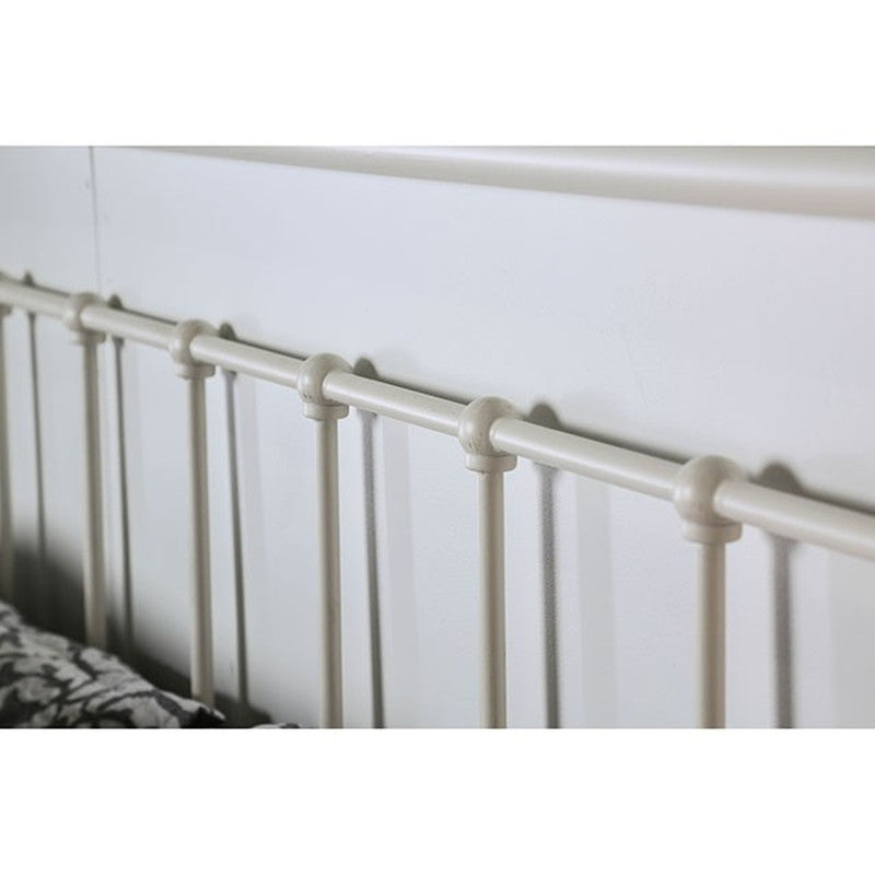 Iria Vintage White Full Bed - Ornate Home