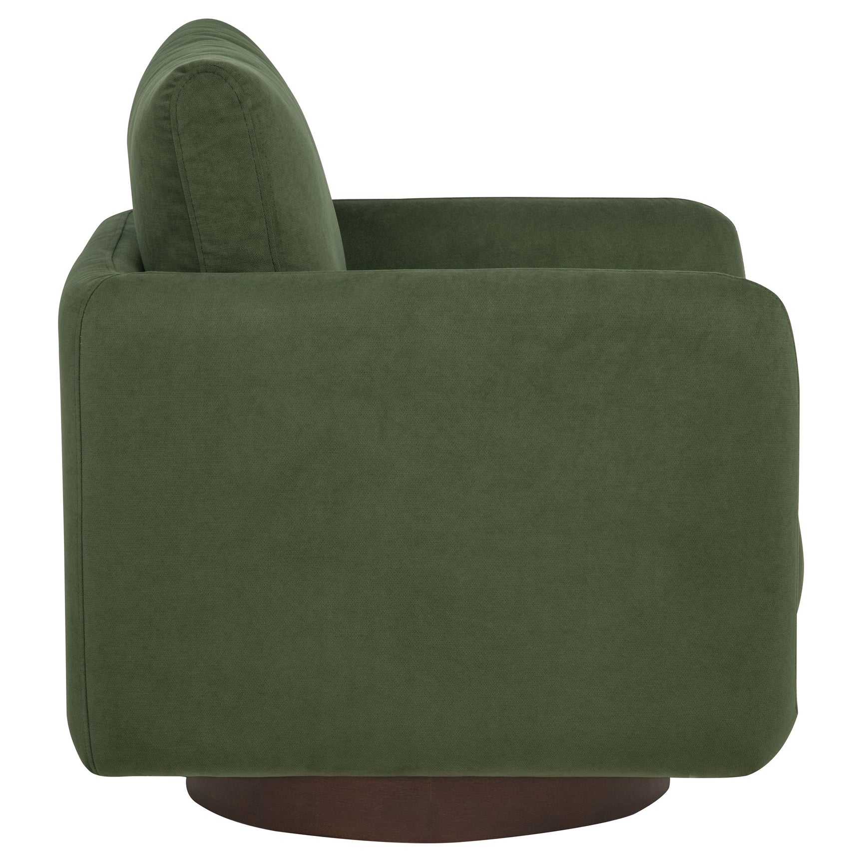 Iris Matcha Fabric Upholstered Swivel Accent Chair - Ornate Home