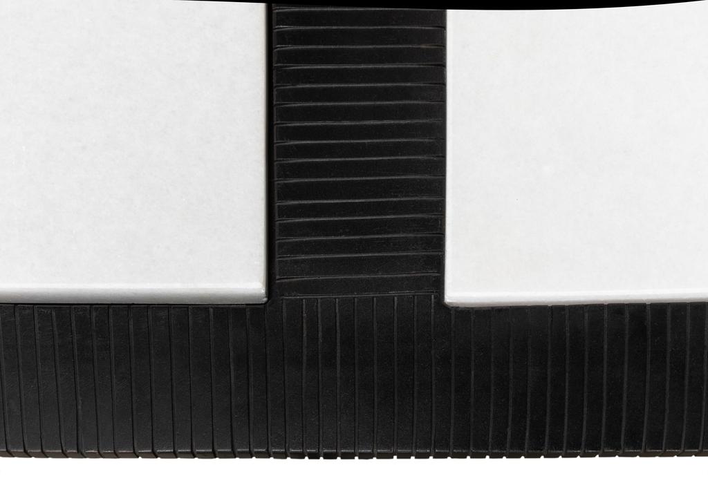 Ironworks Black Ridged Iron Rectangular Coffee Table - Ornate Home