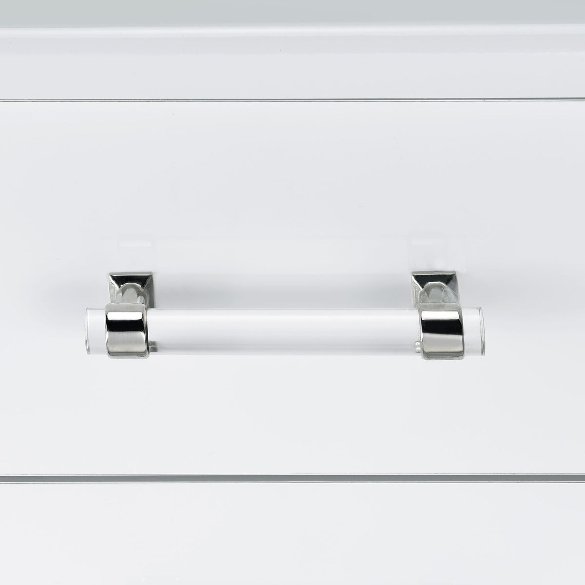 Irvine Glossy White Mini Dressing Table with Stool, LED and USB - Ornate Home