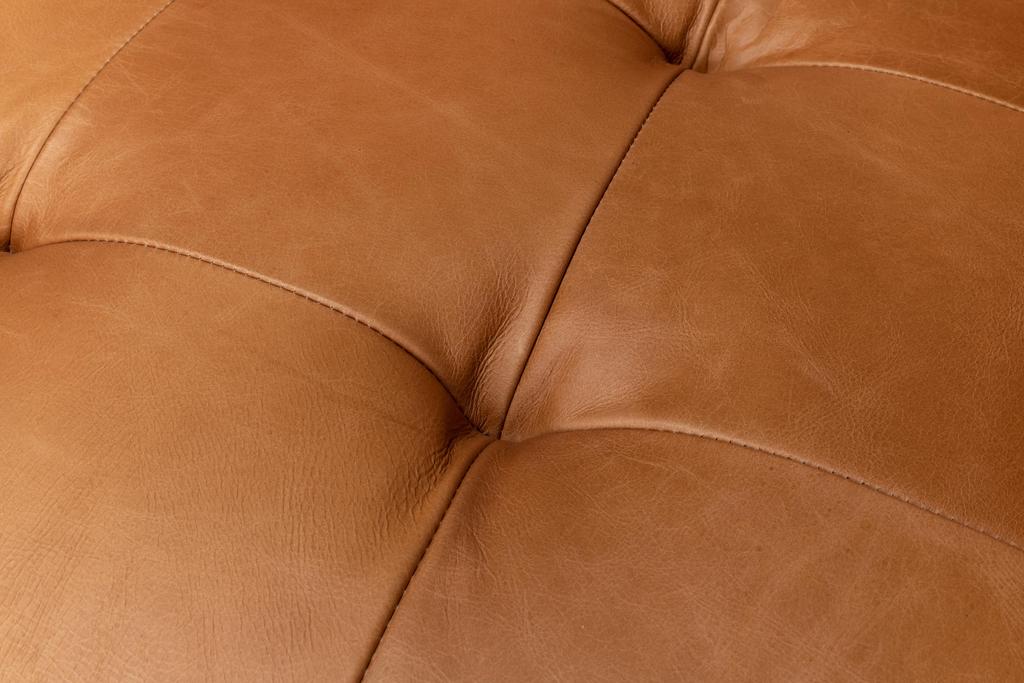 Isaac Brown Leather Sofa - Ornate Home