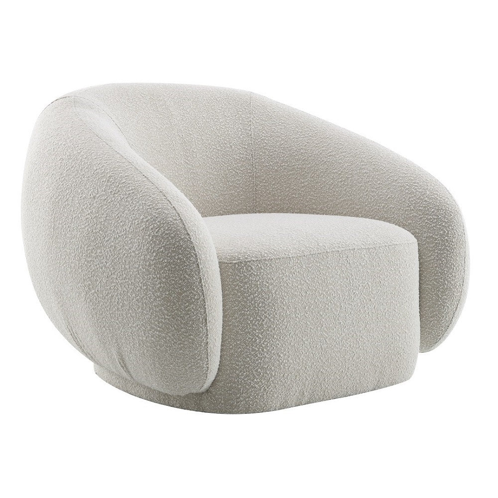 Isabel Beige Chair W/Swivel - Ornate Home