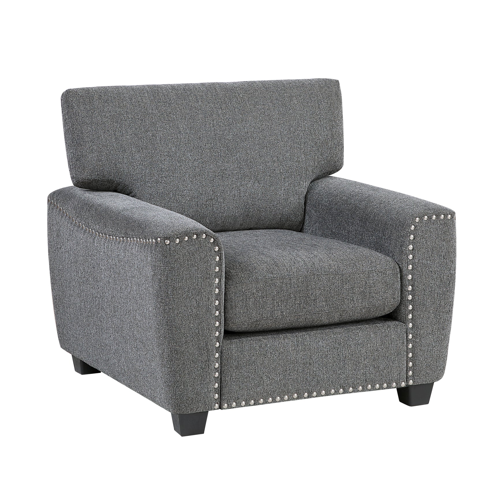Isabel Dark Gray Chair - Ornate Home