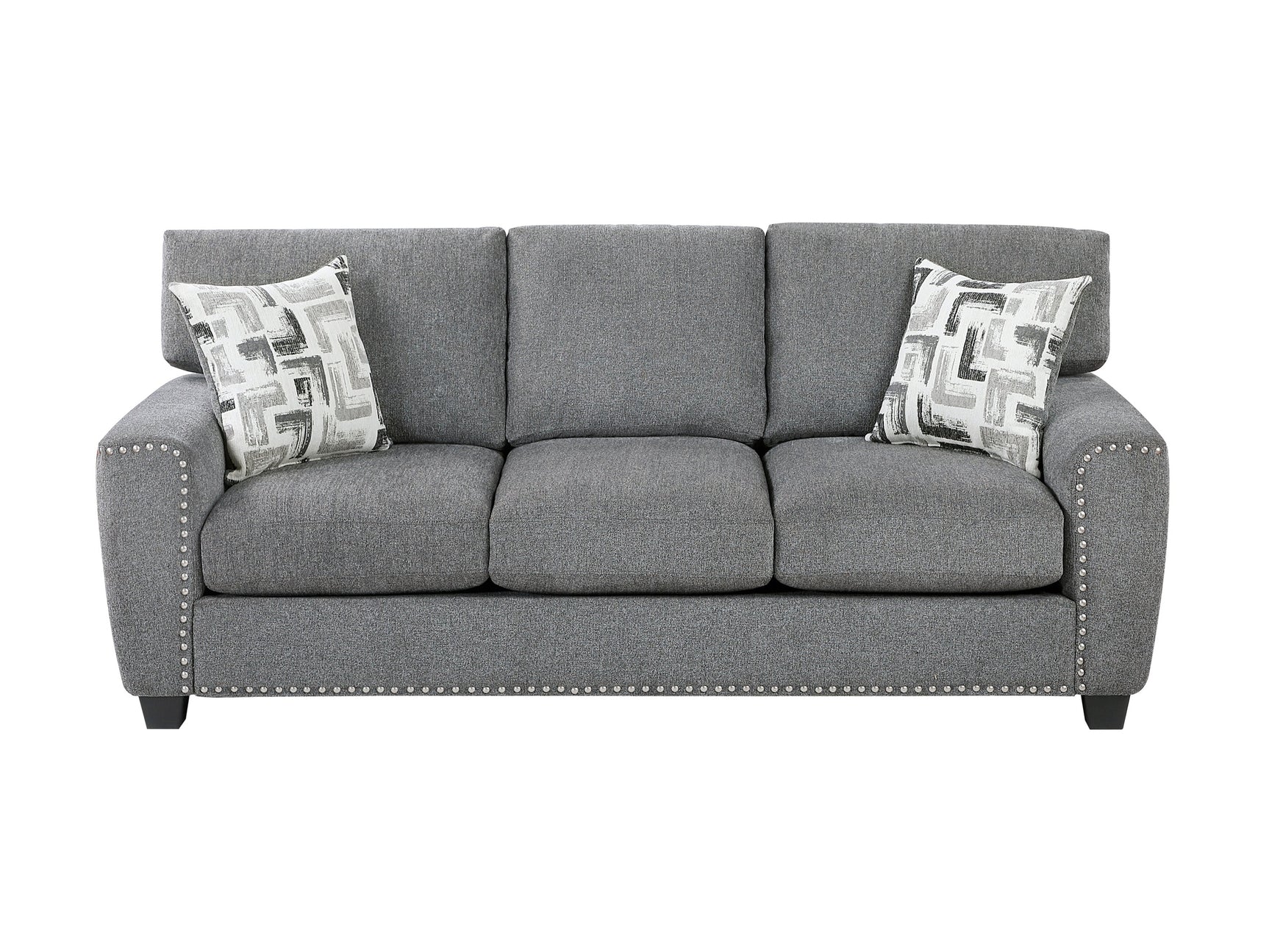 Isabel Dark Gray Sofa - Ornate Home