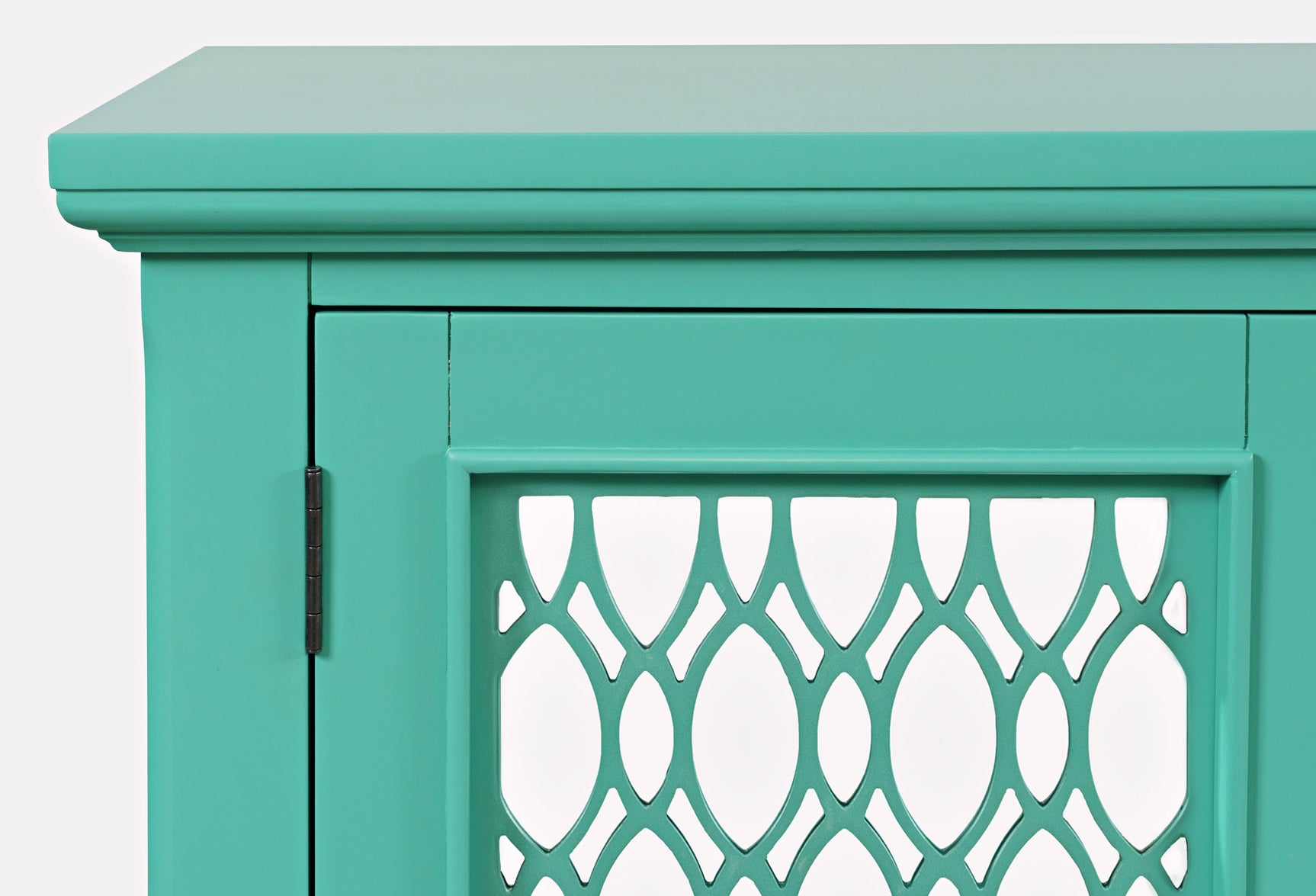 Isabella Aqua 86 Mirrored Accent Cabinet - Ornate Home