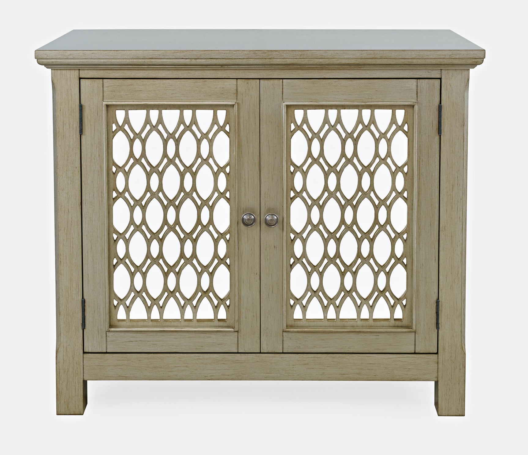 Isabella Champagne 38 Mirrored Accent Cabinet - Ornate Home