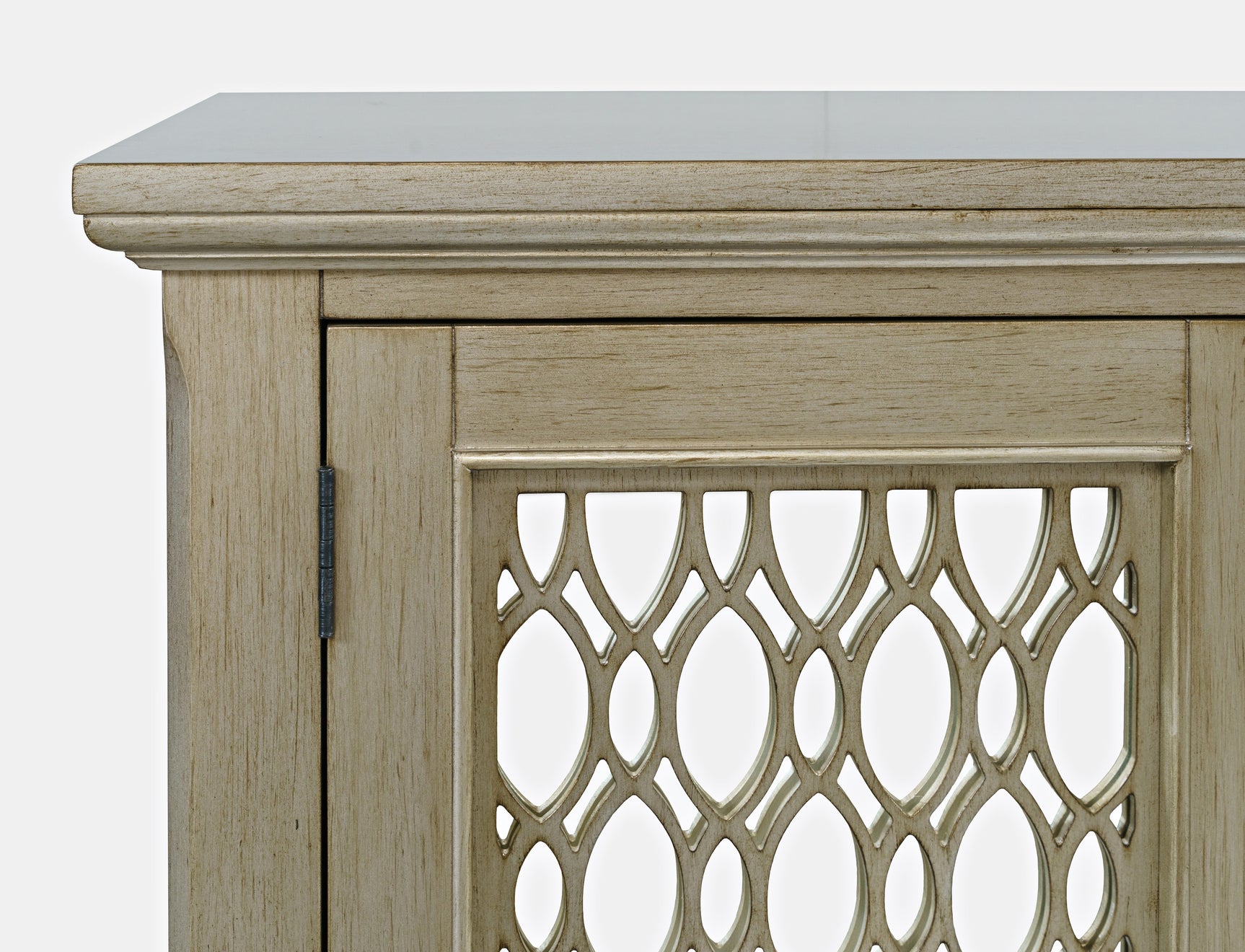 Isabella Champagne 38 Mirrored Accent Cabinet - Ornate Home