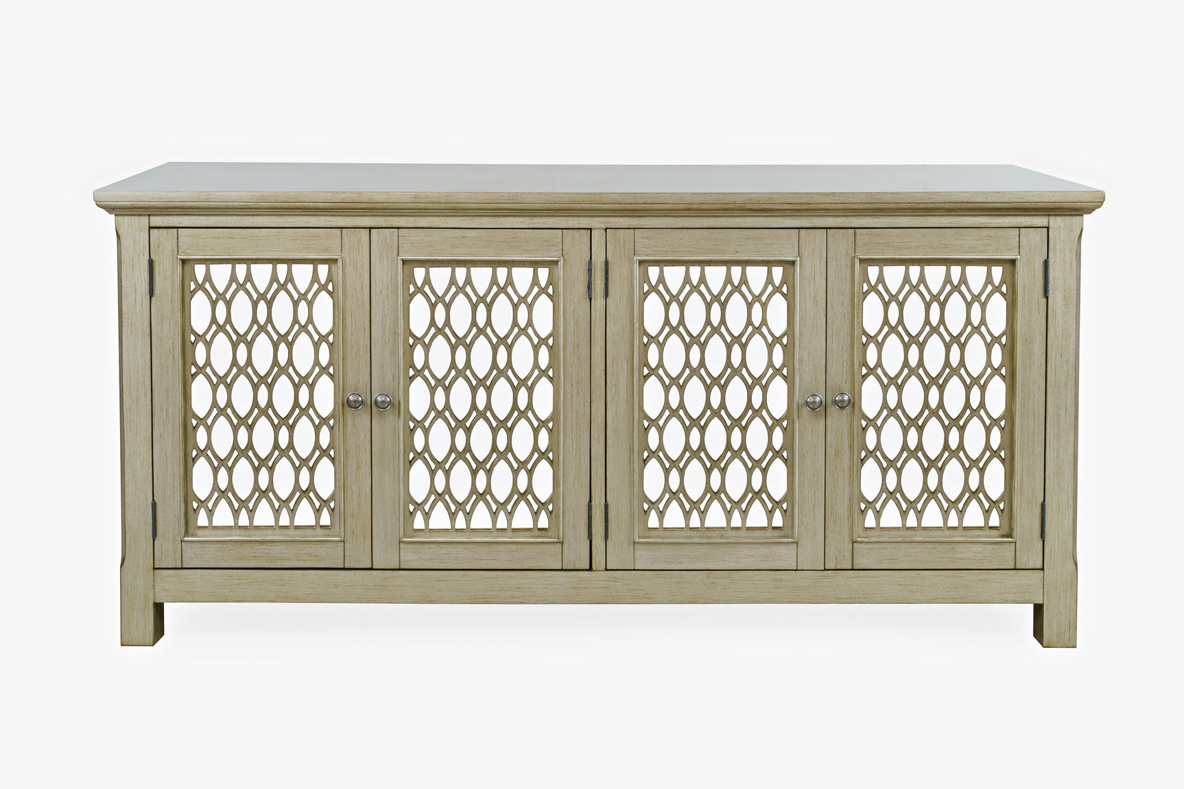 Isabella Champagne 69 Mirrored Accent Cabinet - Ornate Home