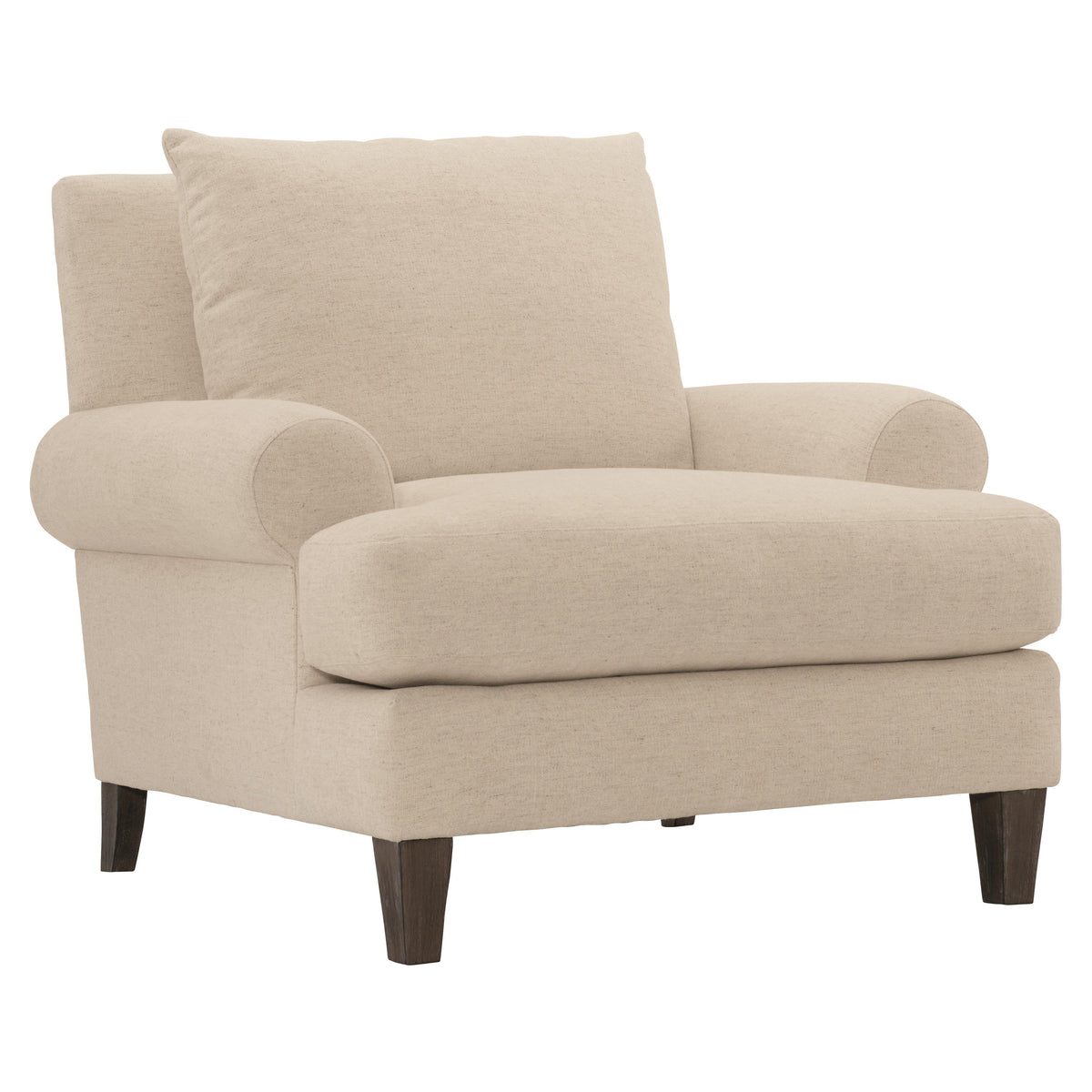 Isabella Ivory Chair Without Pillows - Ornate Home