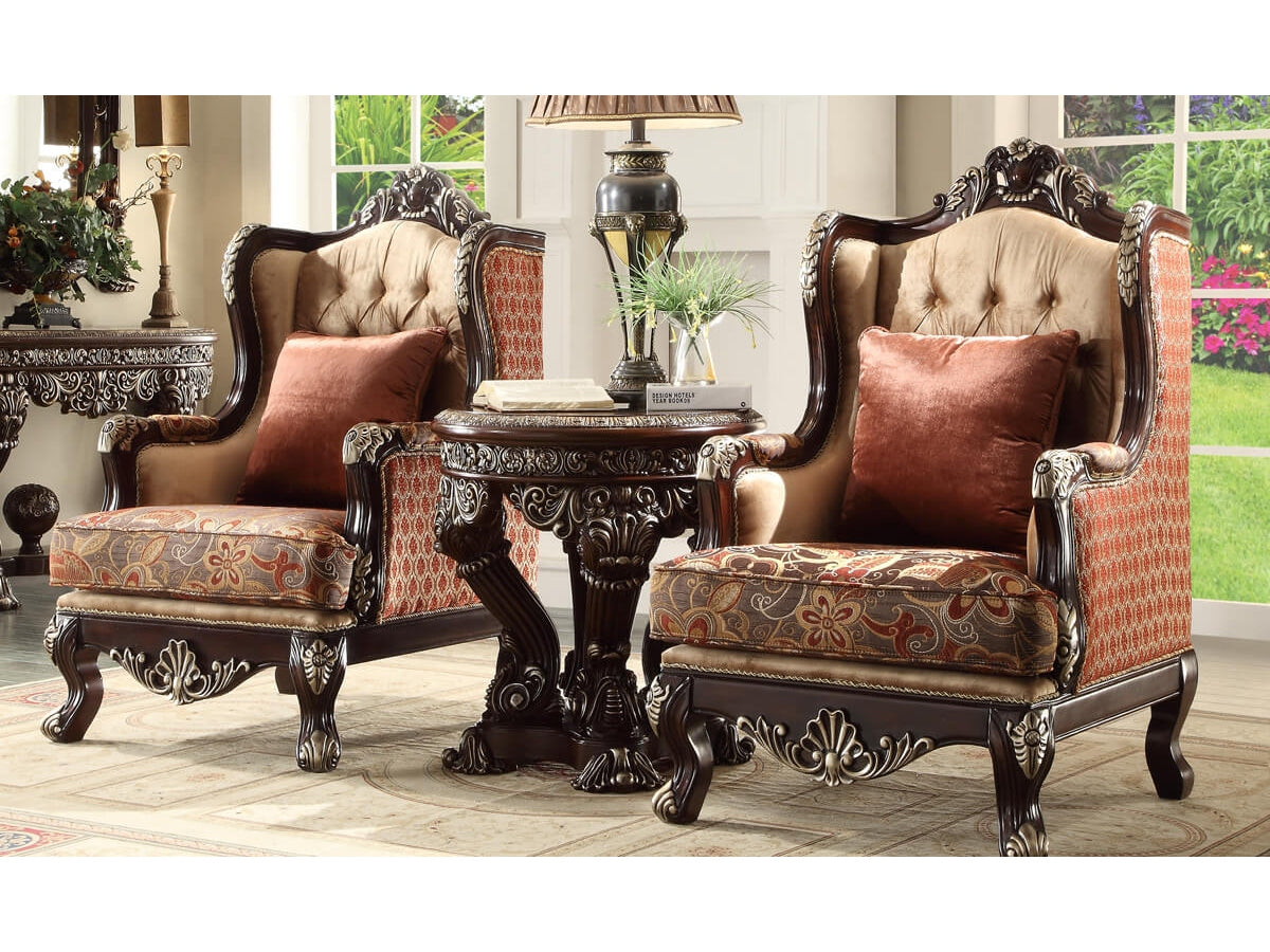 Isabella Mahogany Chair / HD-111 - Ornate Home