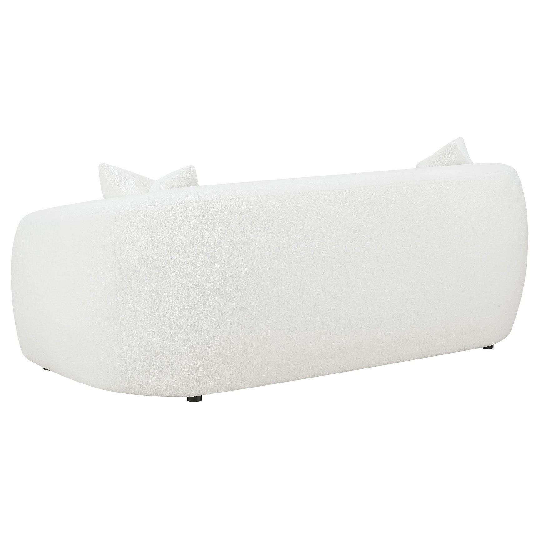 Isabella Natural Faux Sheepskin Upholstered Sofa - Ornate Home