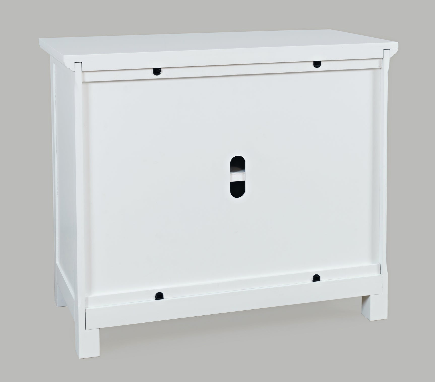 Isabella White 38 Mirrored Accent Cabinet - Ornate Home
