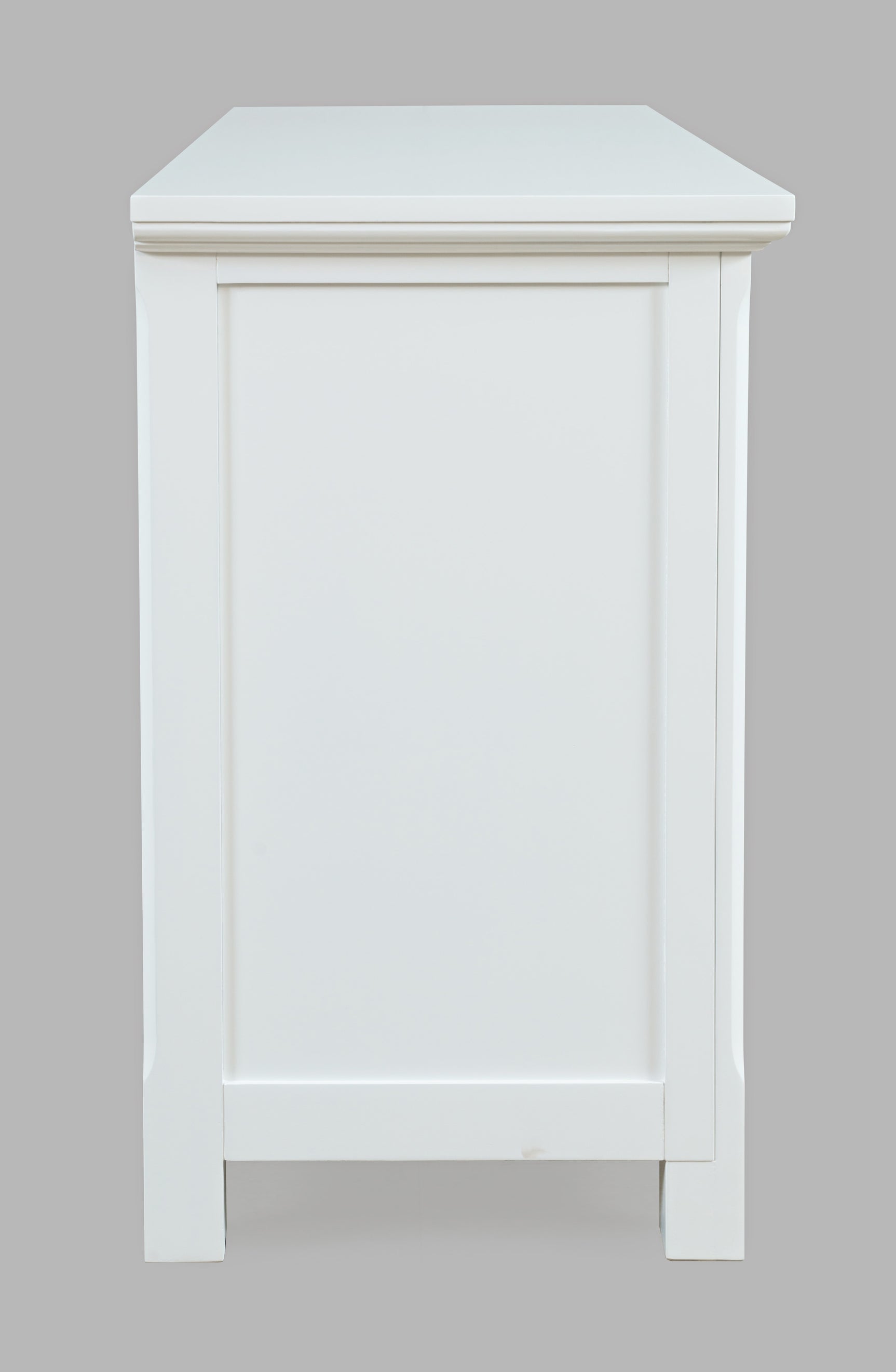 Isabella White 54 Mirrored Accent Cabinet - Ornate Home