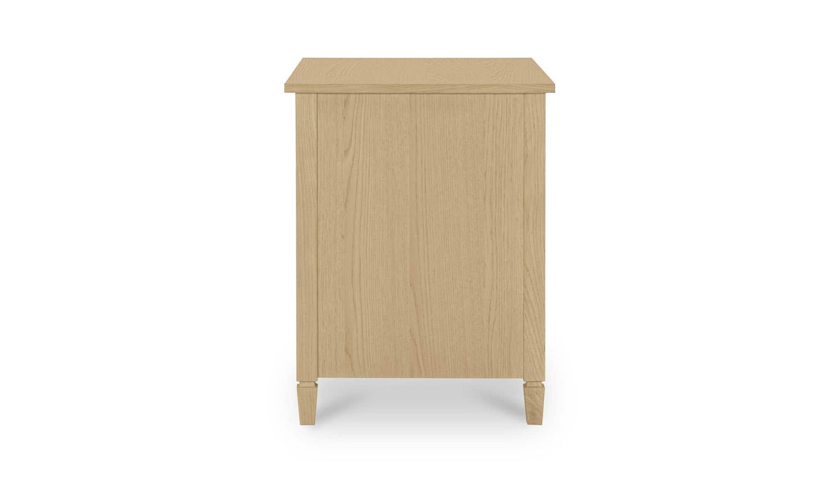 Isabelle Light Blue Stripe Nightstand - Ornate Home