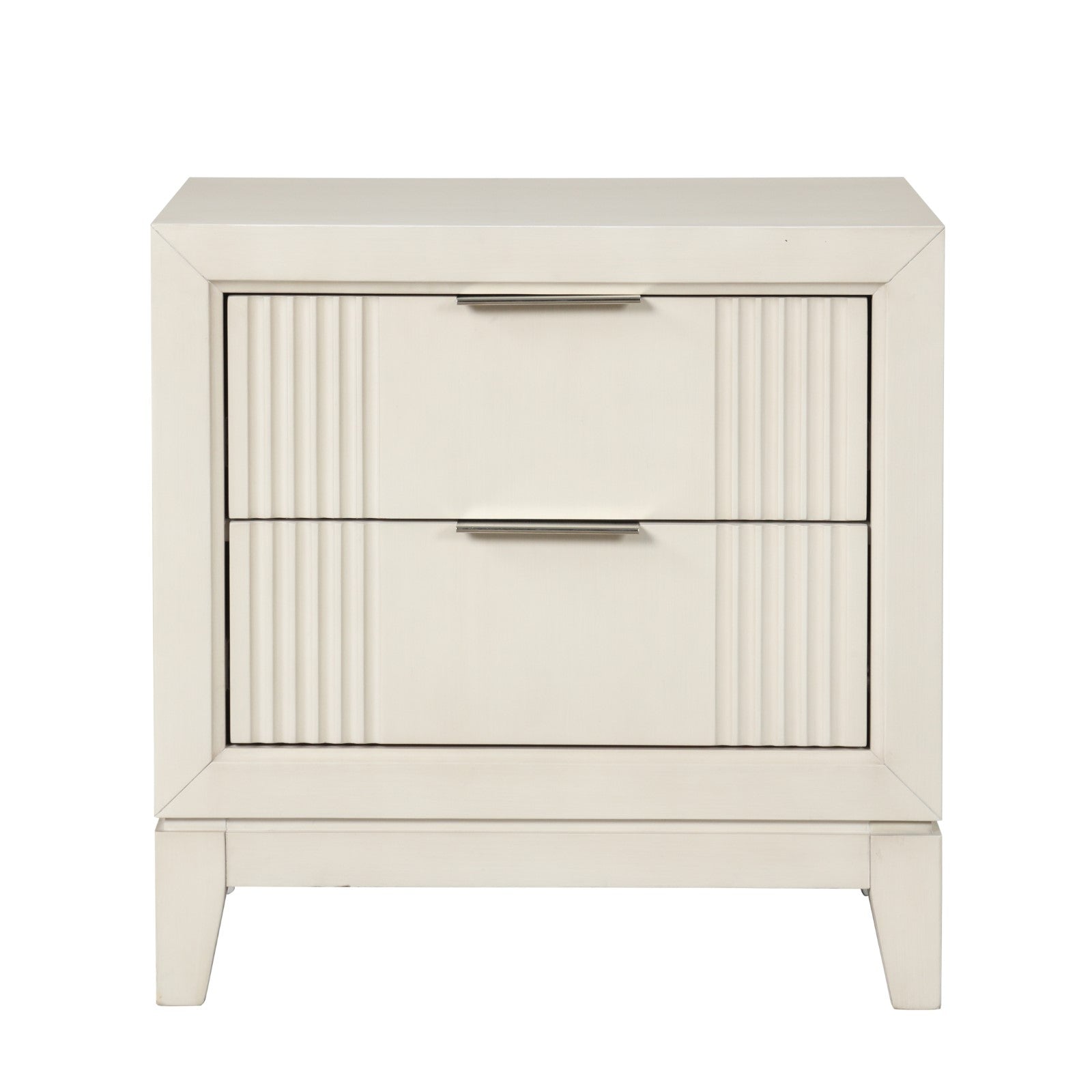 Isadore White Nightstand - Ornate Home