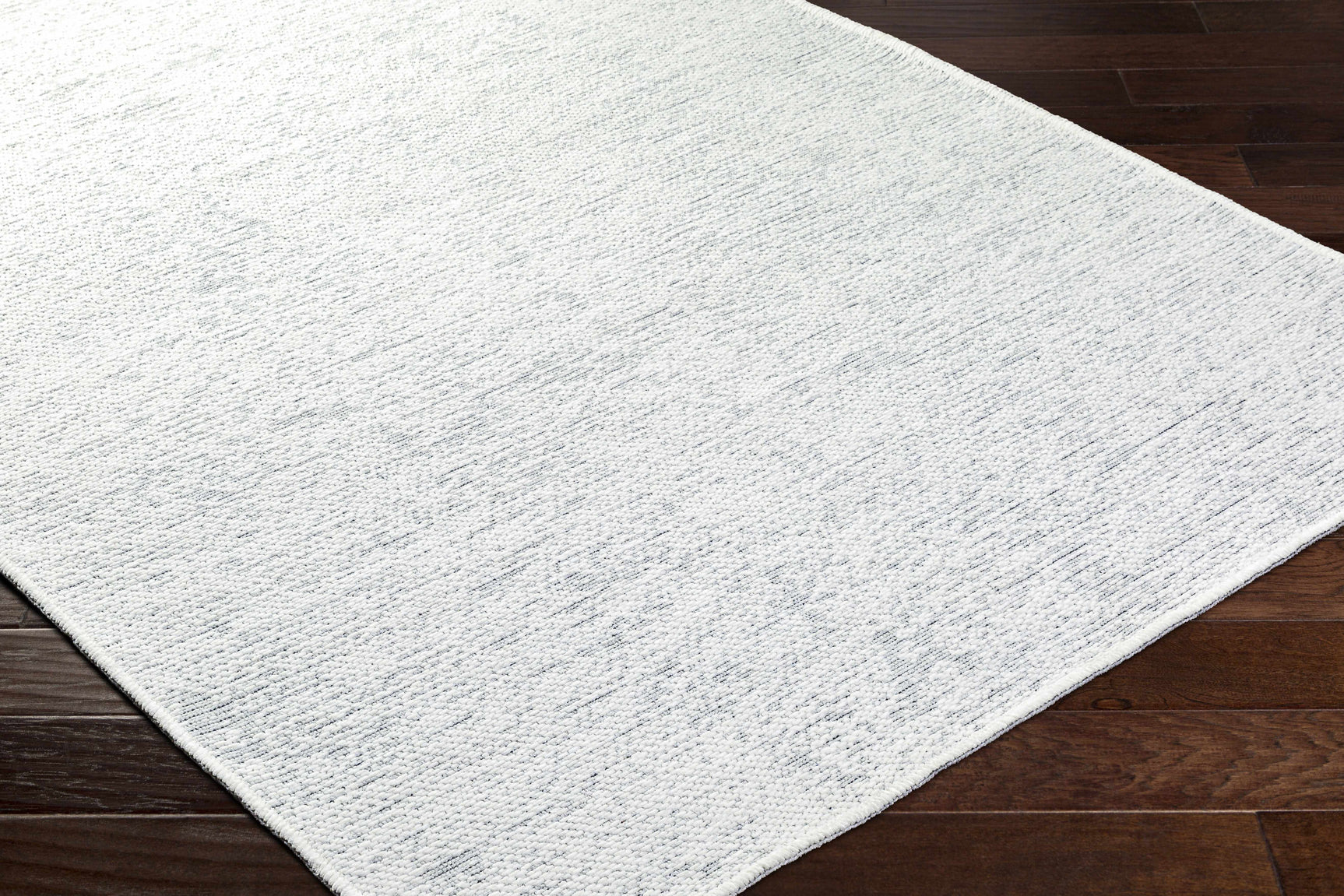 Isako Cream & Gray Solid Washable Area Rug - Clearance - Ornate Home