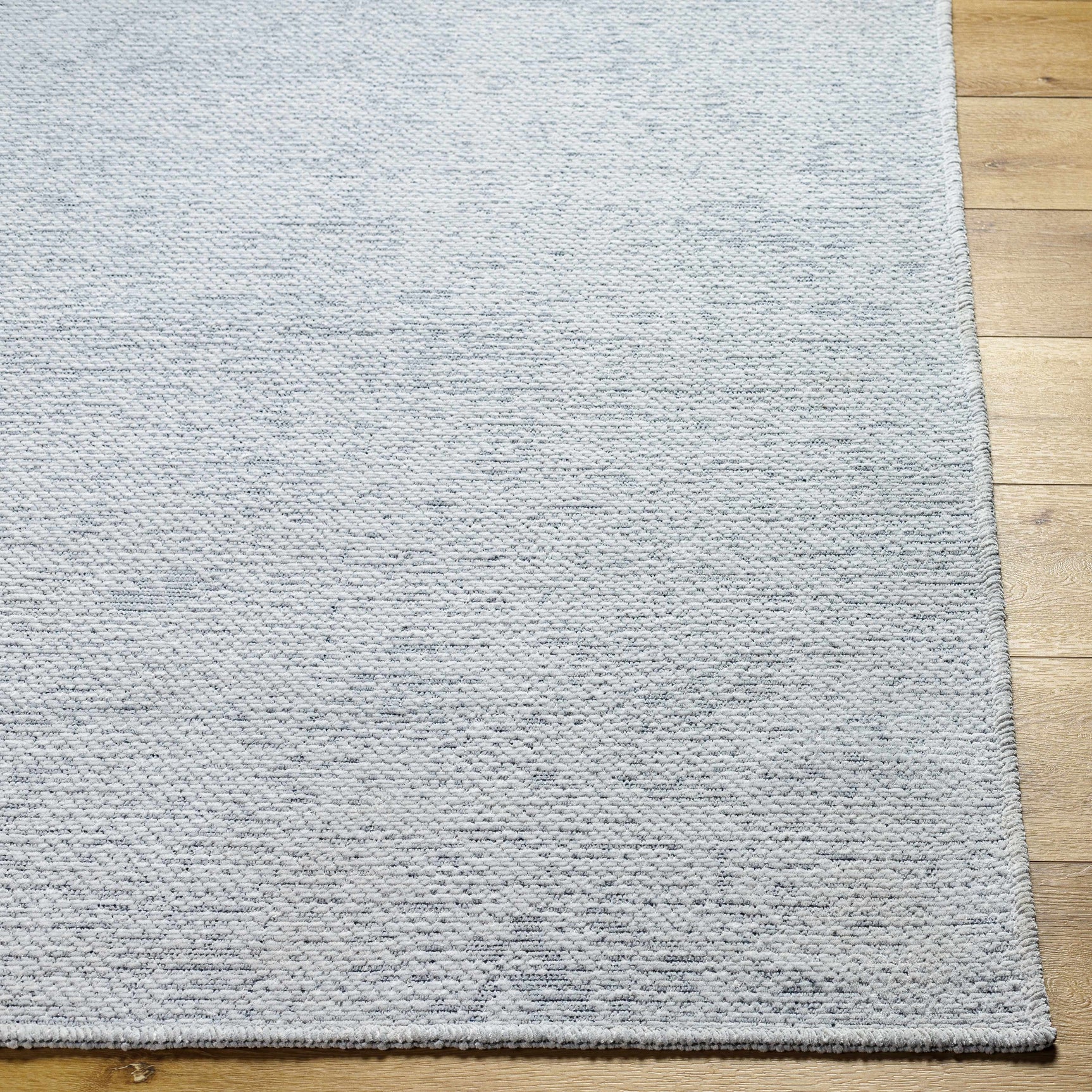 Isako Light Blue Solid Washable Rug - Clearance - Ornate Home