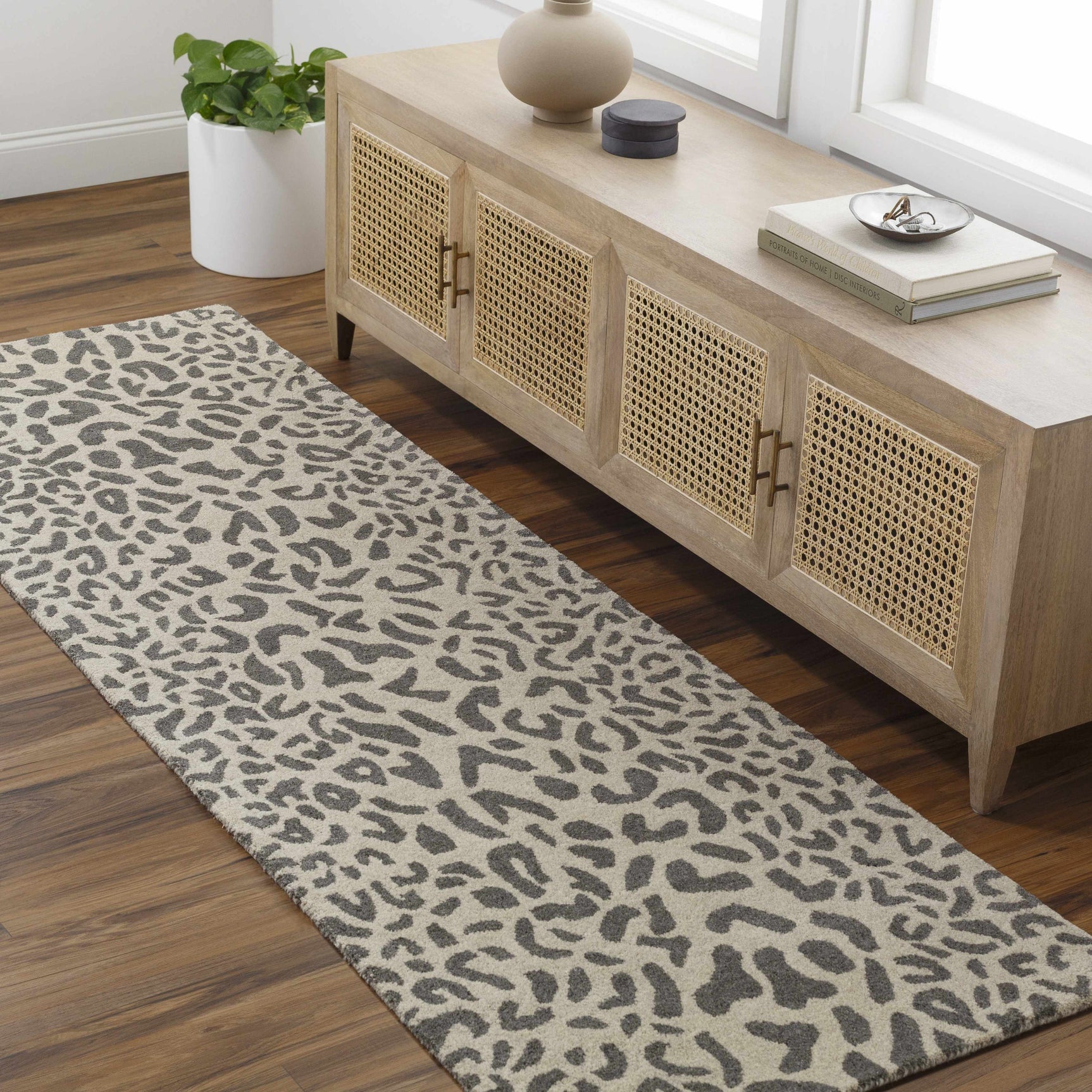 Iseul Leopard Print Area Rug - Clearance - Ornate Home