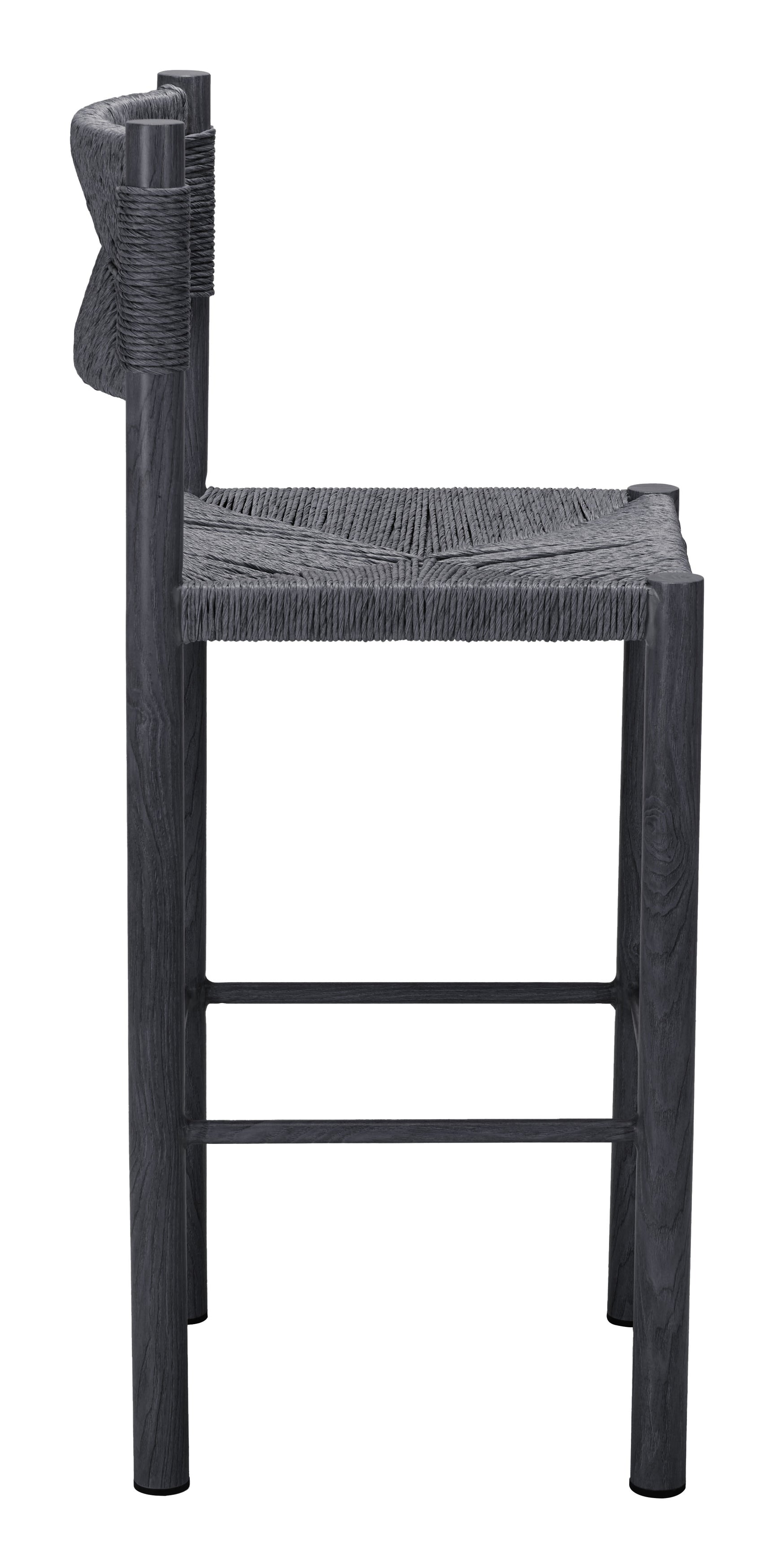 Iska Black Barstool (Set of 2) - Ornate Home