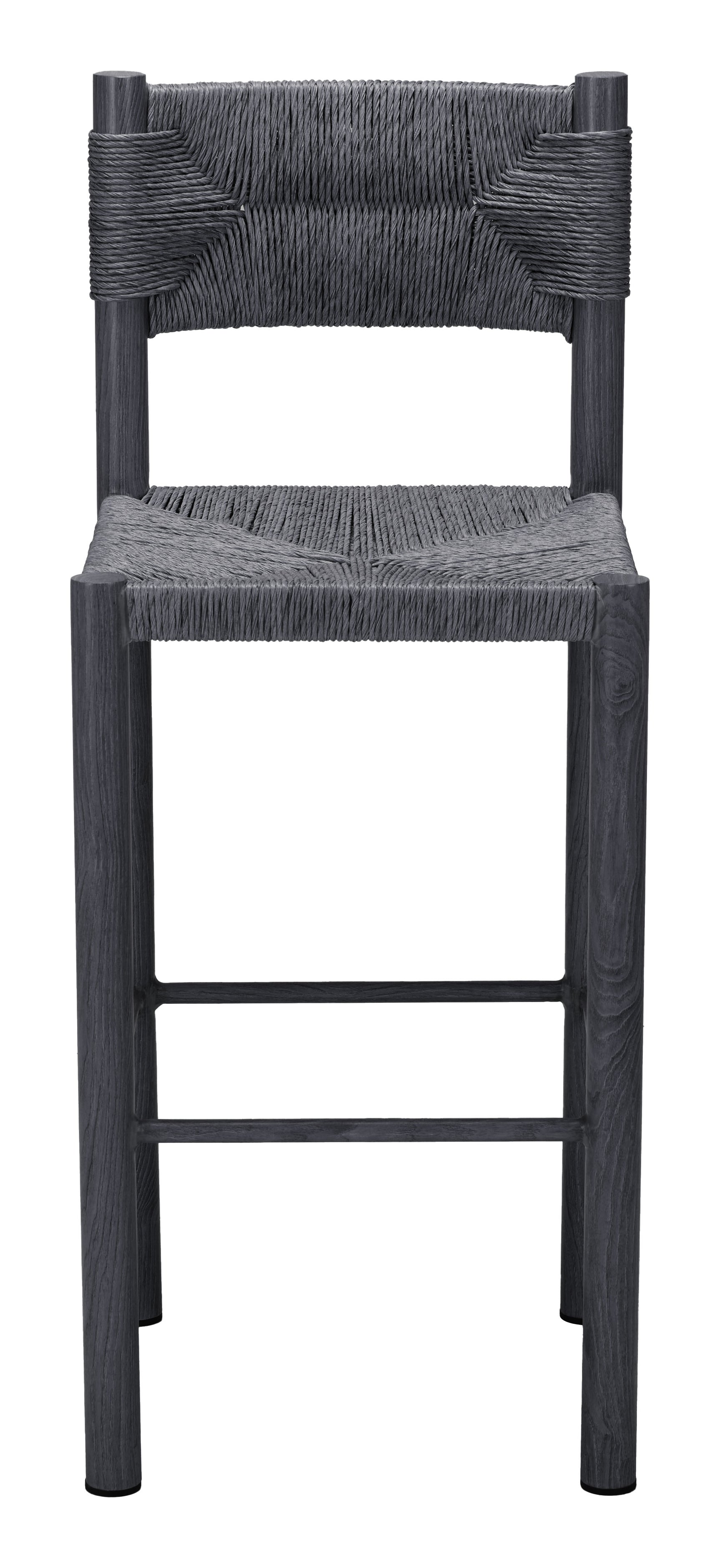 Iska Black Barstool (Set of 2) - Ornate Home