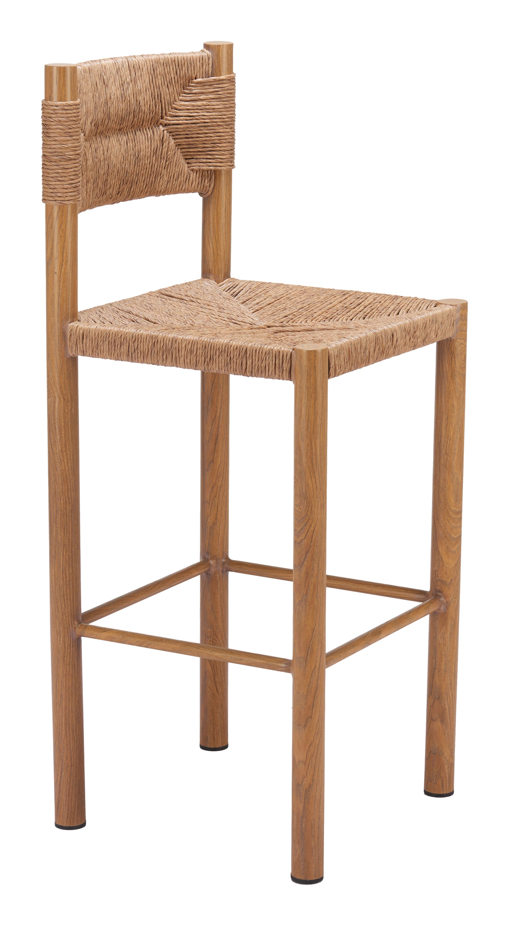 Iska Natural Barstool (Set of 2) - Ornate Home