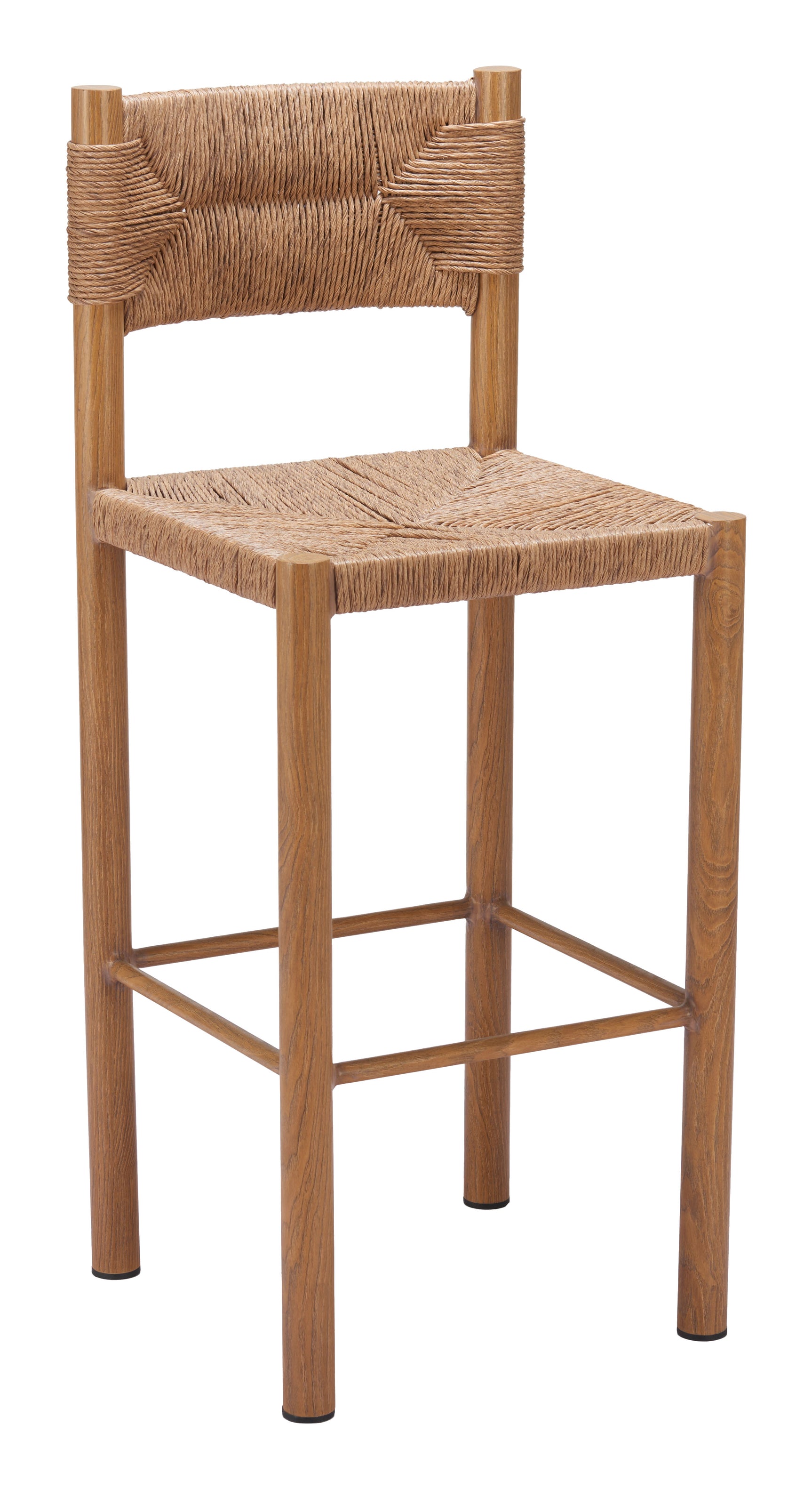 Iska Natural Barstool (Set of 2) - Ornate Home