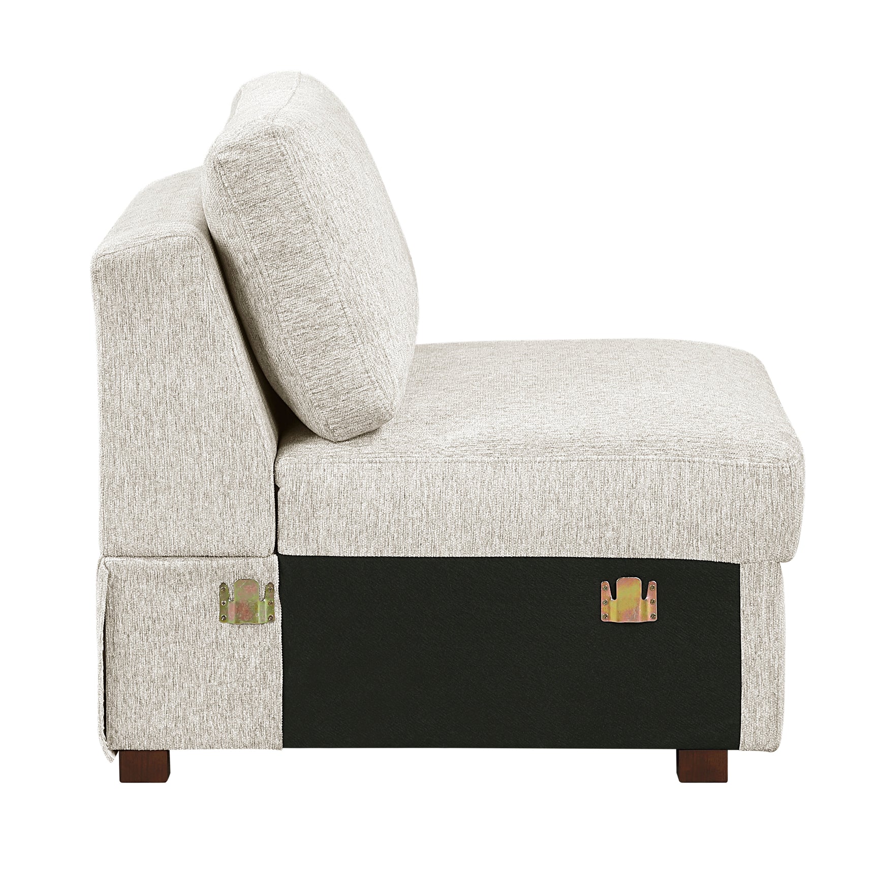 Isla Beige 4-Piece Sectional with Reversible Chaise & Pull-Out Bed - Ornate Home