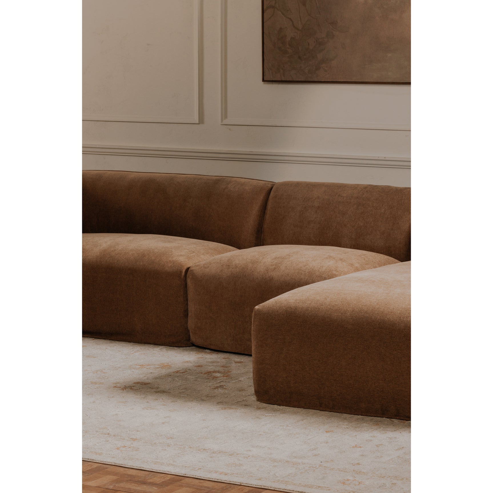 Isla Mocha Slipper Chair - Ornate Home