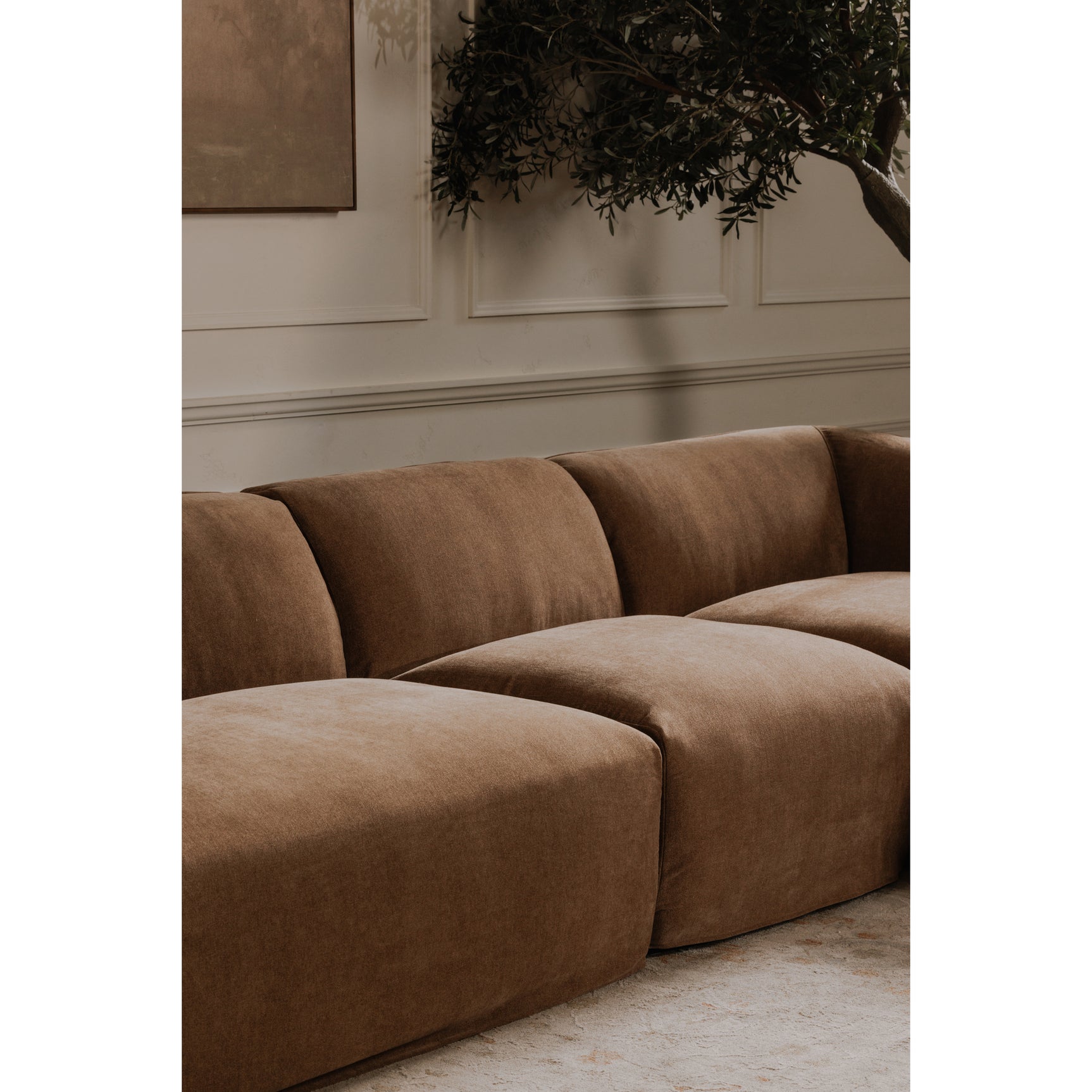 Isla Mocha Slipper Chair - Ornate Home