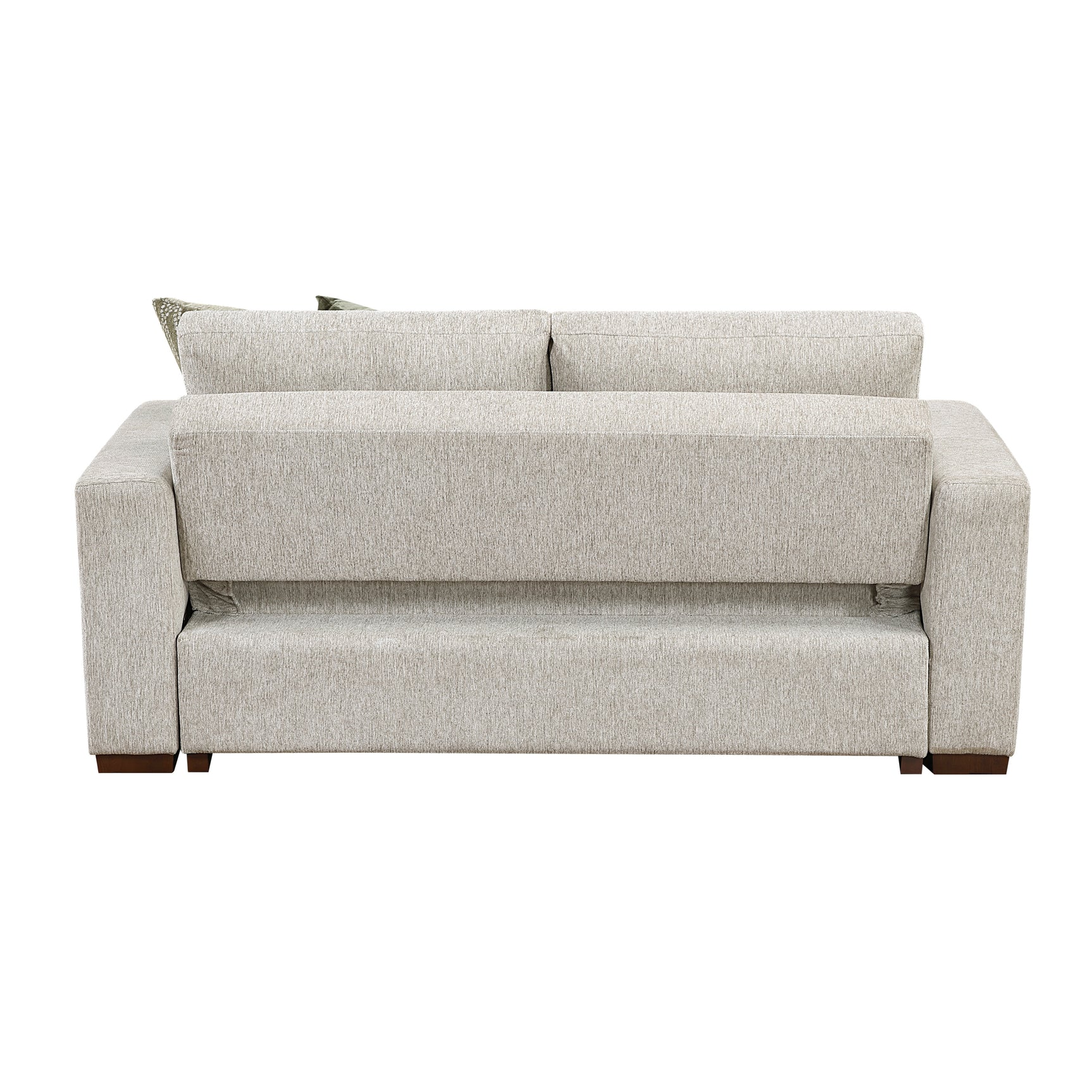 Isla Sand Loveseat with Pull-out Bed and Click Motion Back - Ornate Home