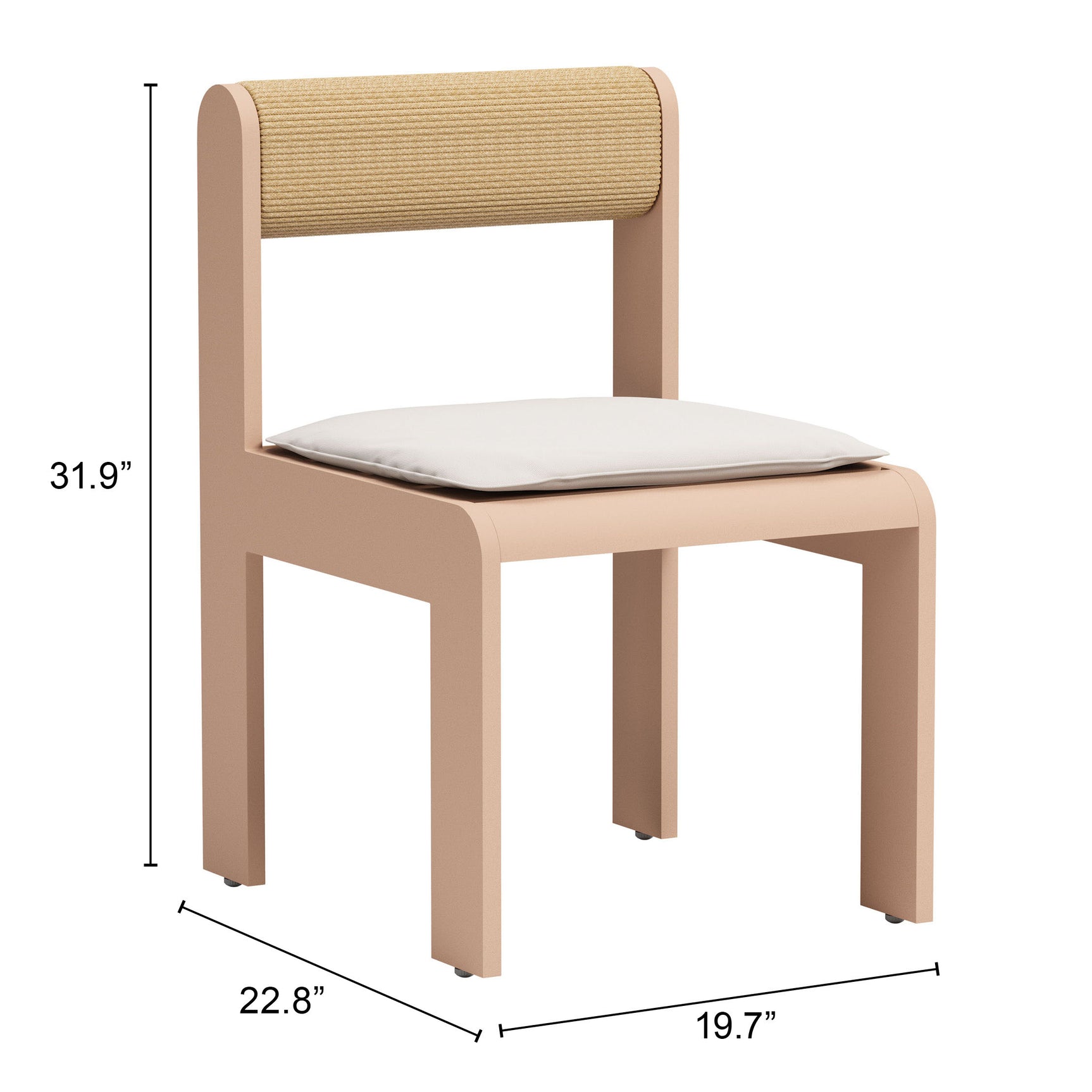 Island White Dining Chair (Set of 2) - Ornate Home